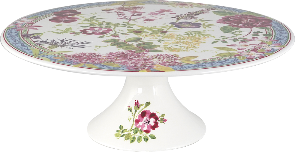 Footed Cake Stand , Millefleurs
