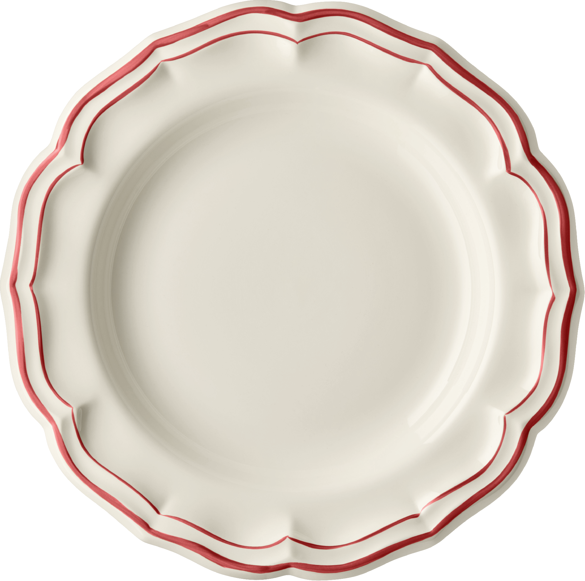 Round Deep Dish,  Filet Rouge
