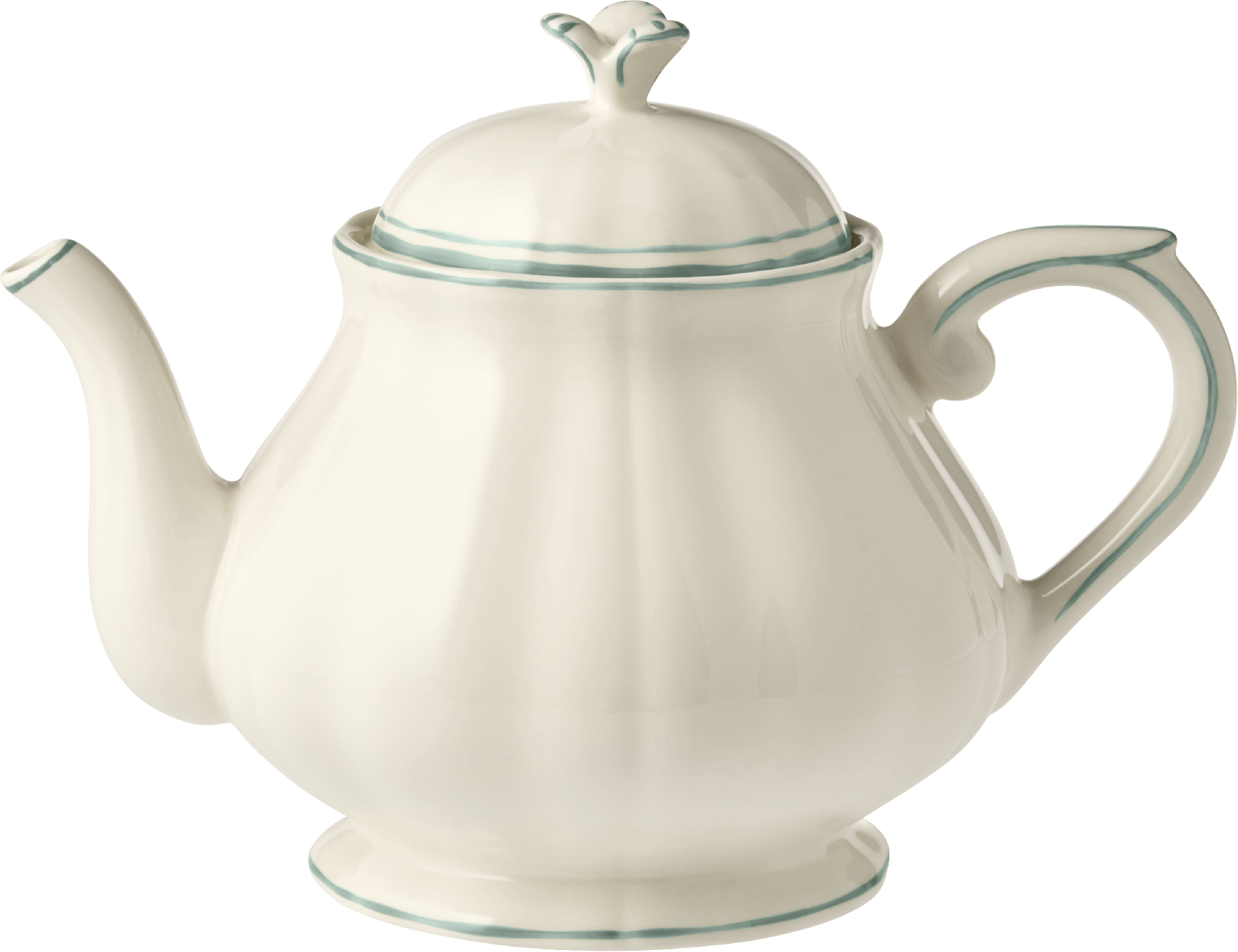 Tea Pot, Filet Celadon