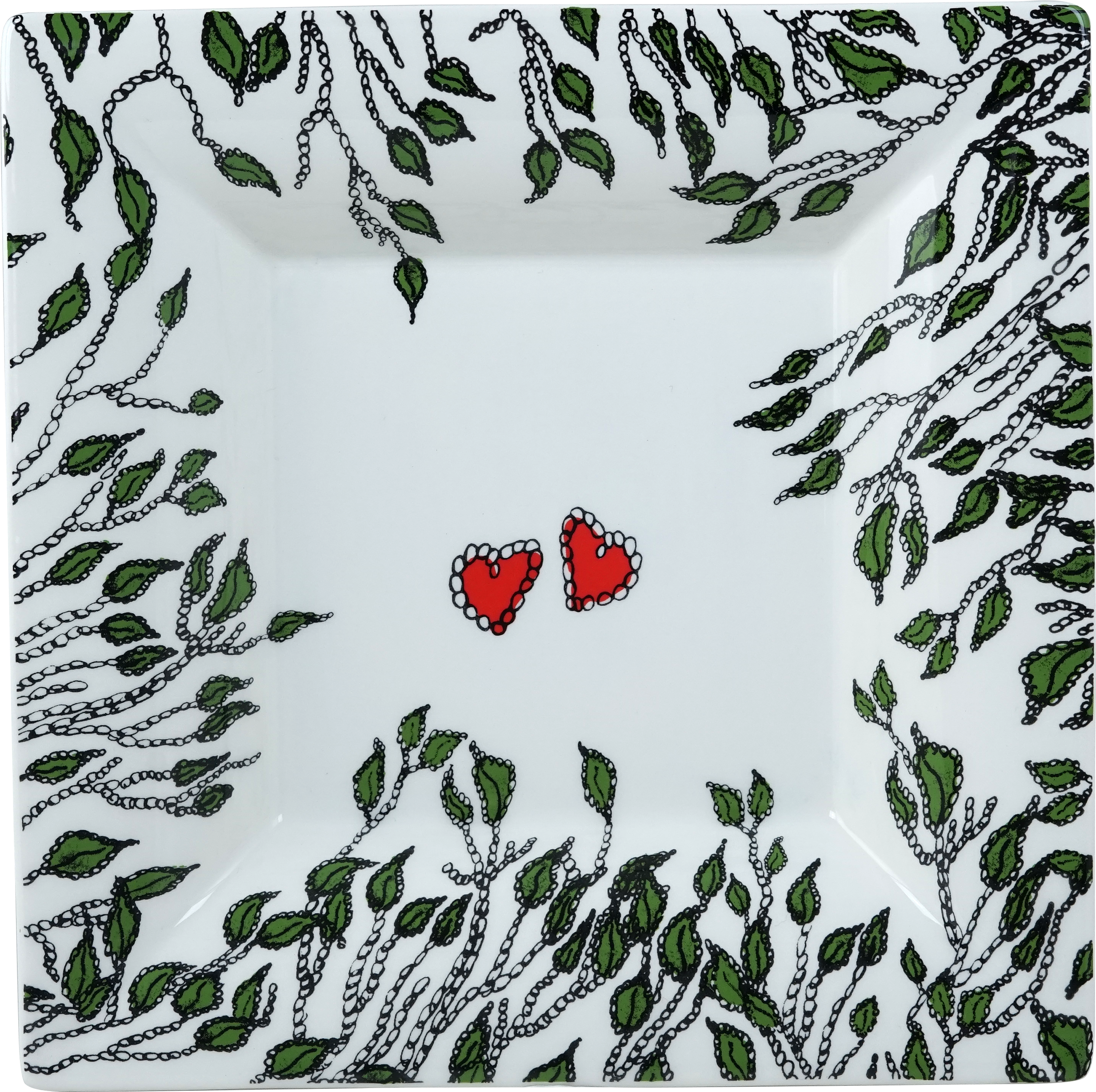 Extra Large Square Candy Tray Coeur  ,   La Prestic Ouiston