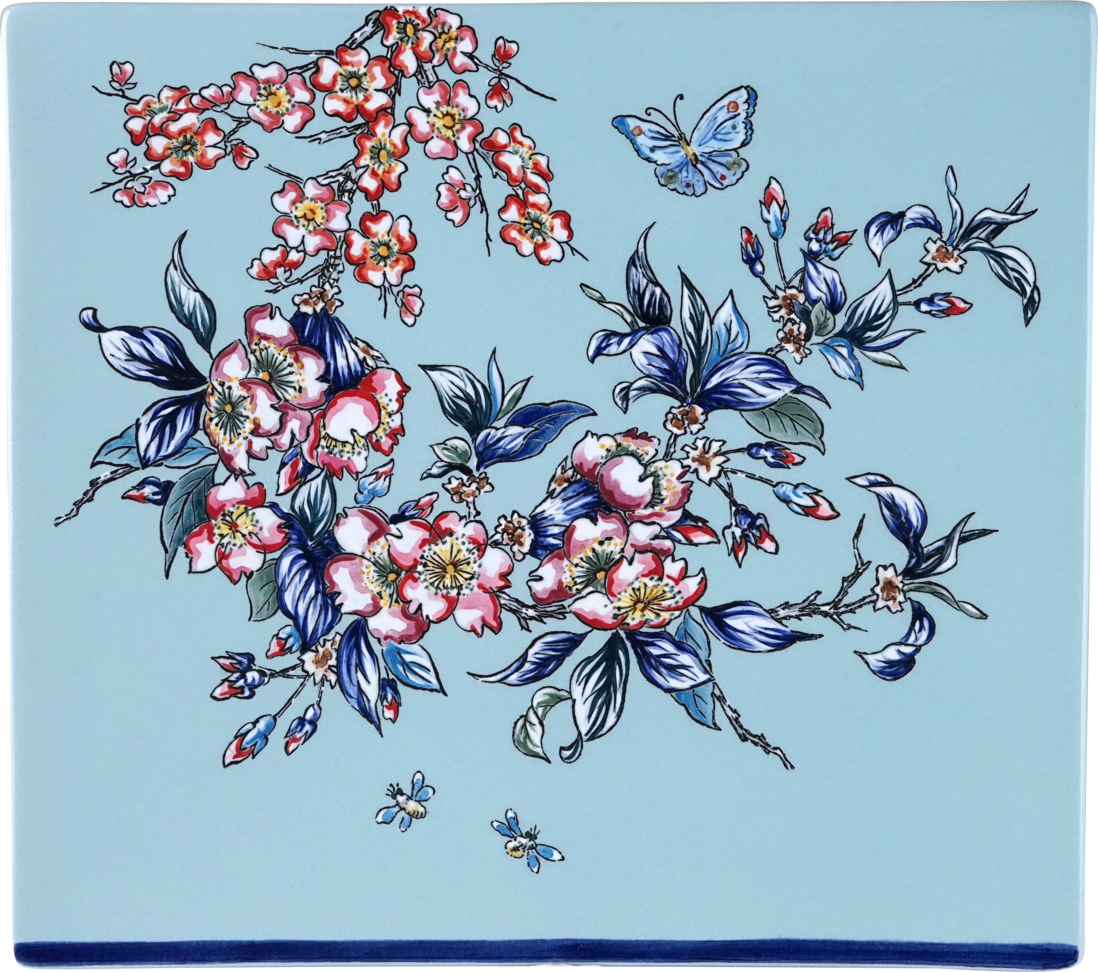 Rectangular Platter, Le Jardin de Kyoto