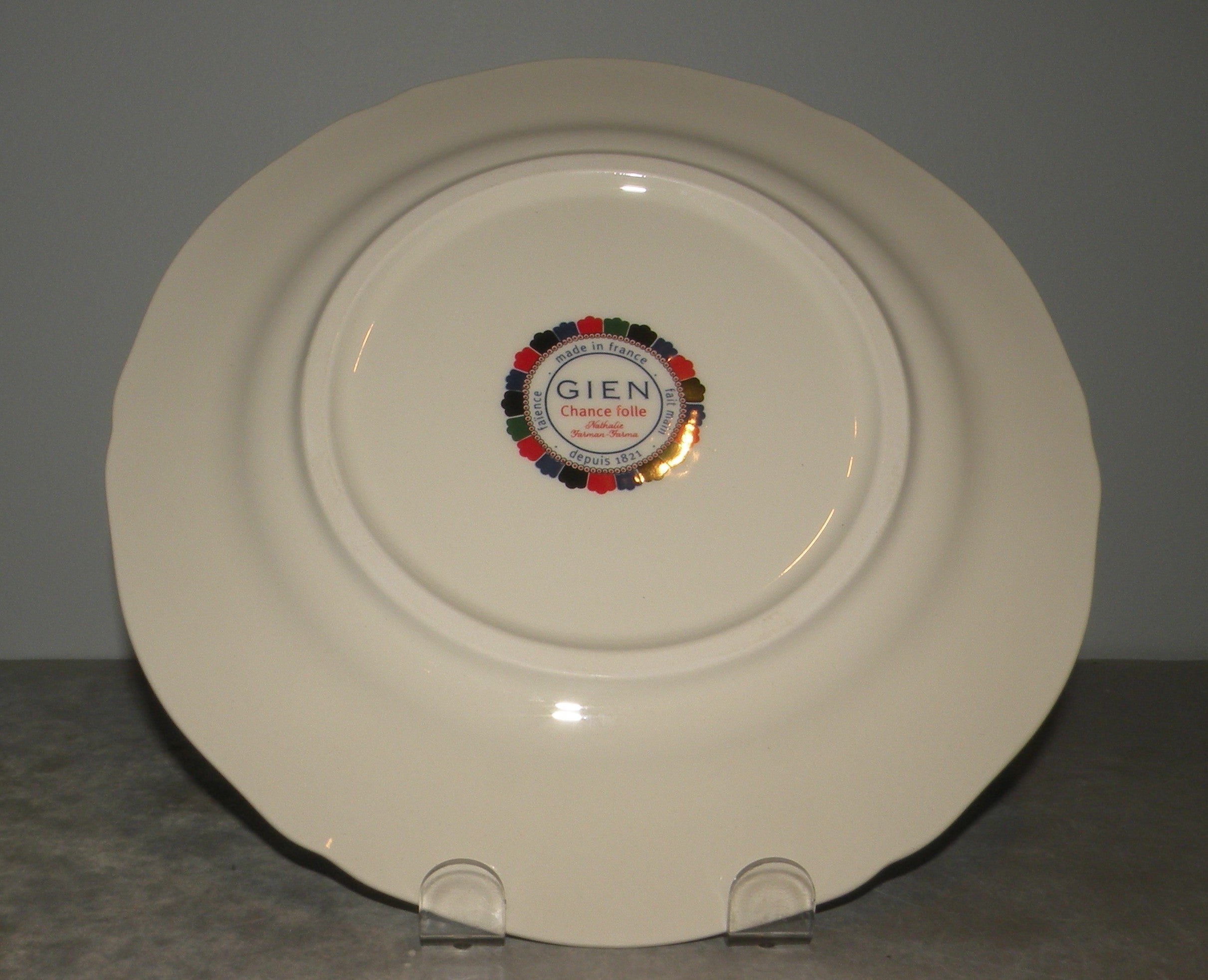 Dessert Plate, Chance Folle