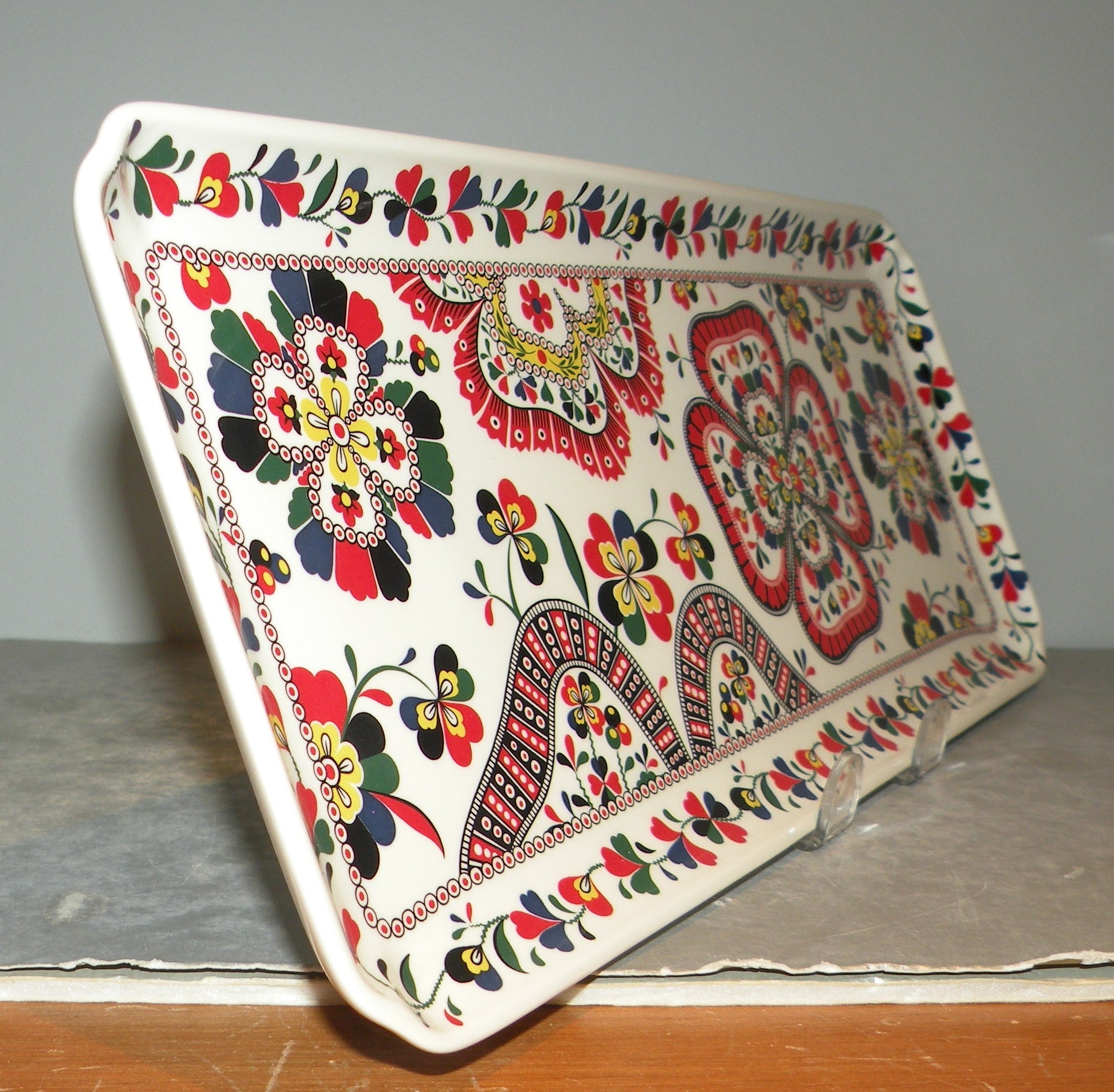 Oblong Serving Tray, Chance Folle