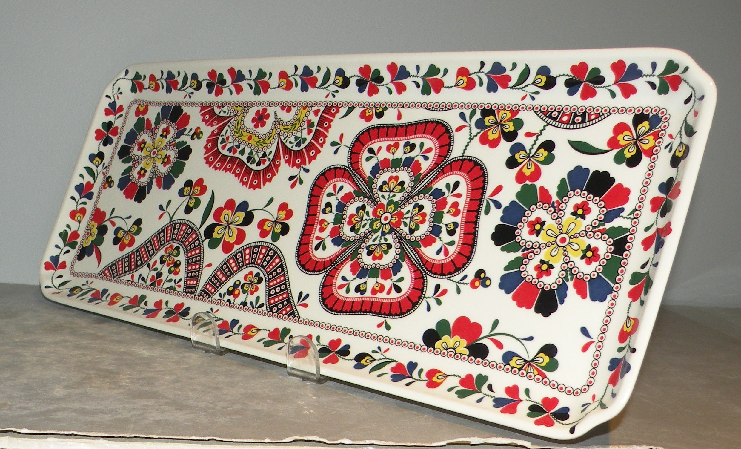 Oblong Serving Tray, Chance Folle