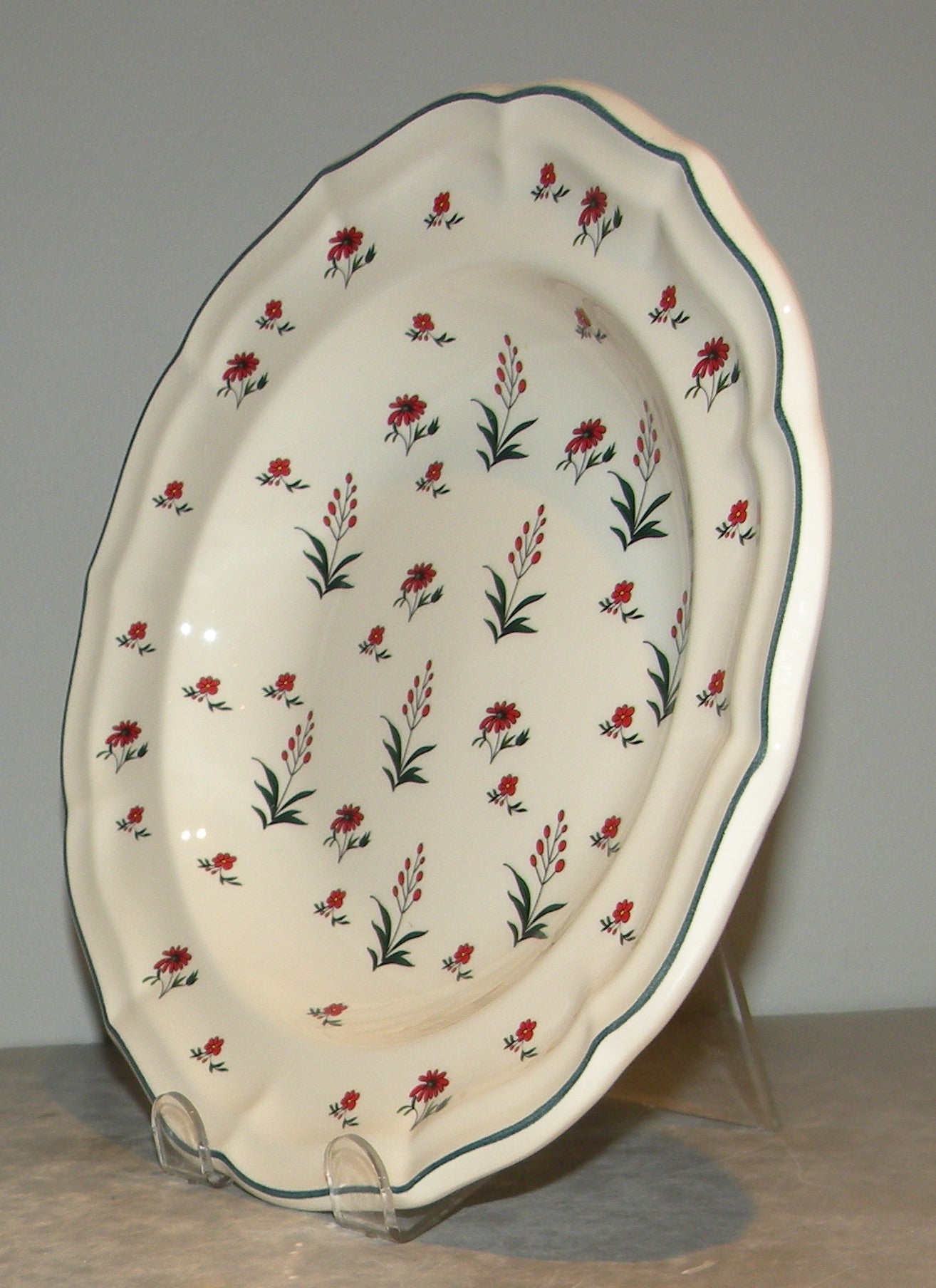 Rim Soup Plate, Herbier du Paradis