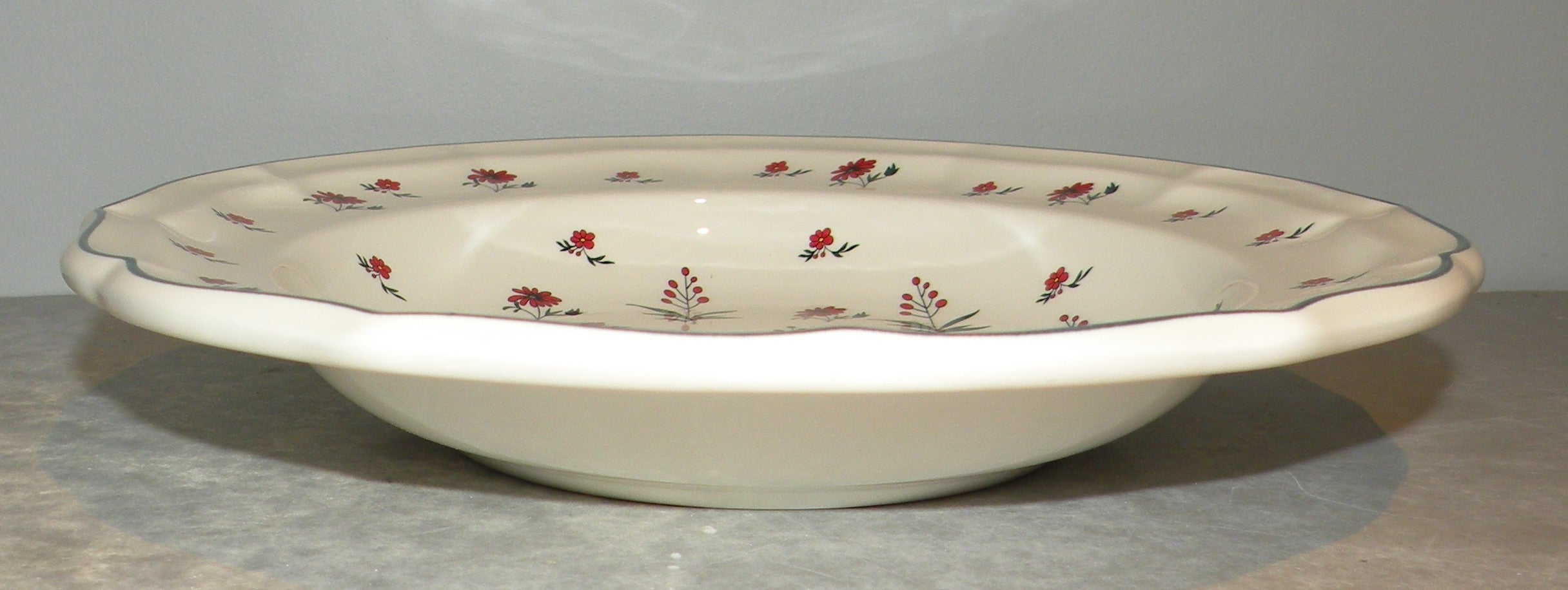 Rim Soup Plate, Herbier du Paradis