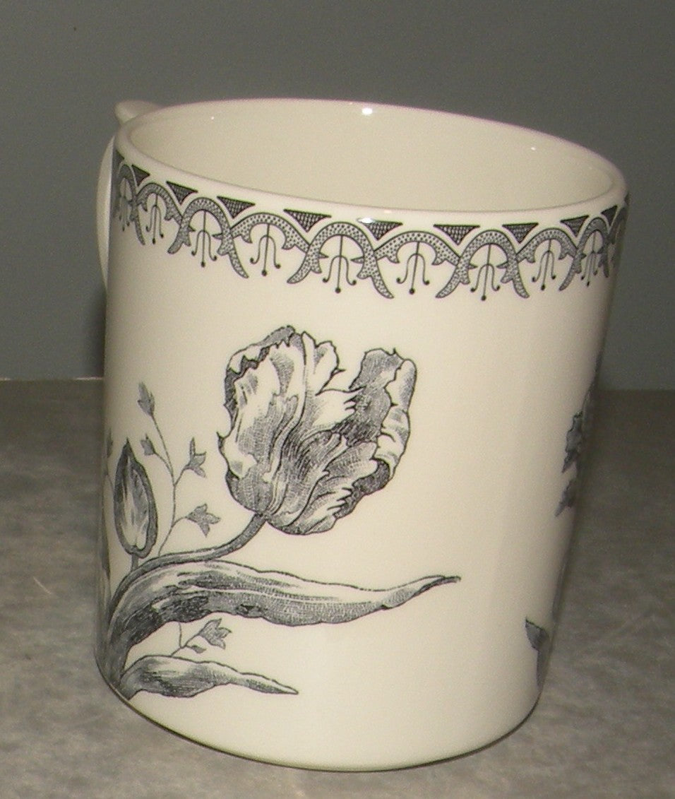 Large Coffee Mug  Tulipes Noires