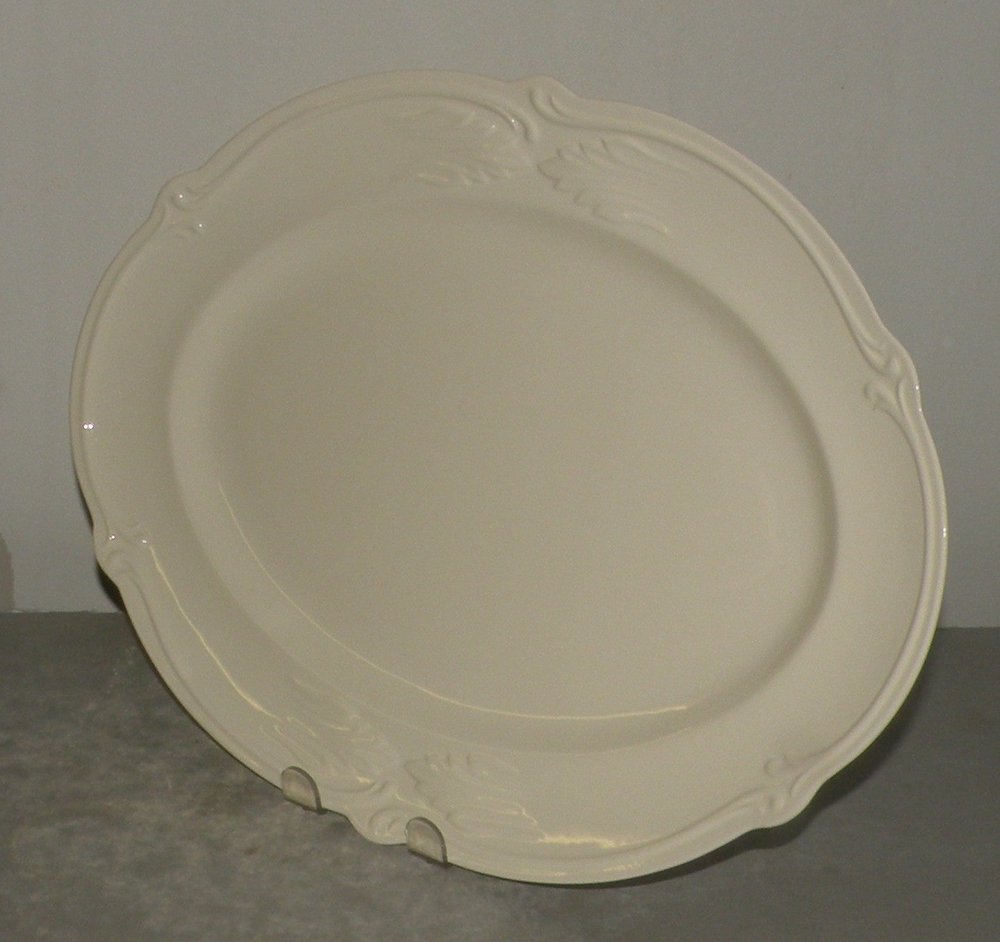Oval Platter, Rocaille