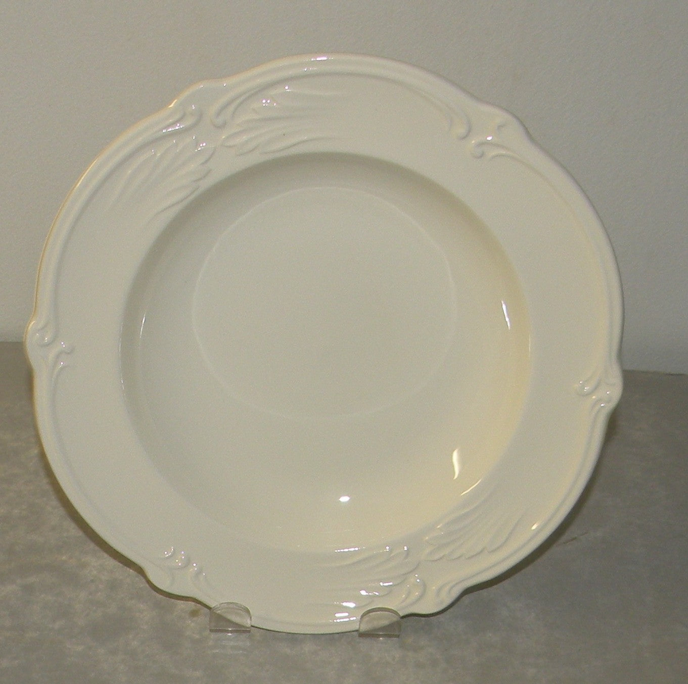 Rim Soup Plate,  Rocaille