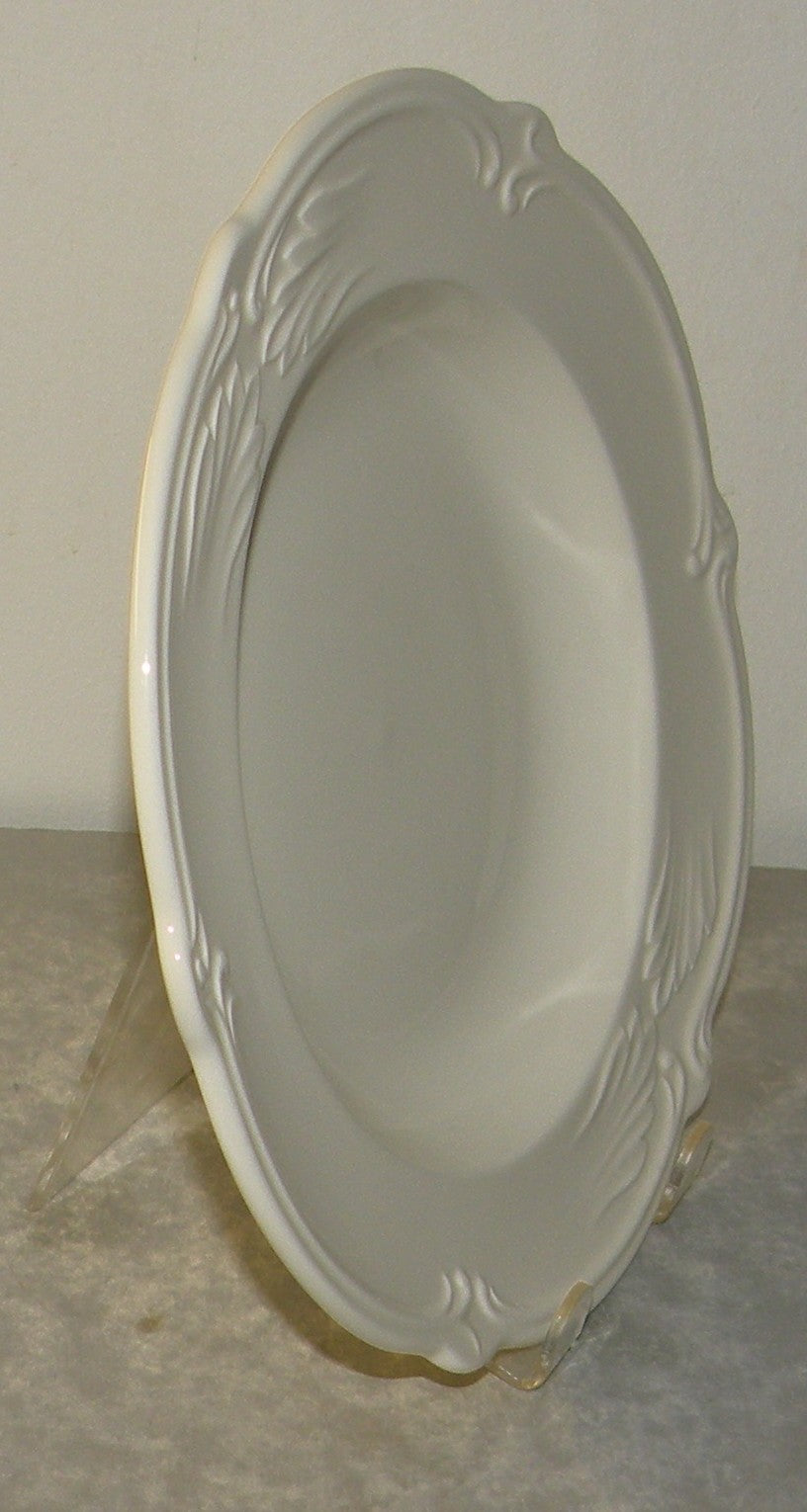 Rim Soup Plate,  Rocaille
