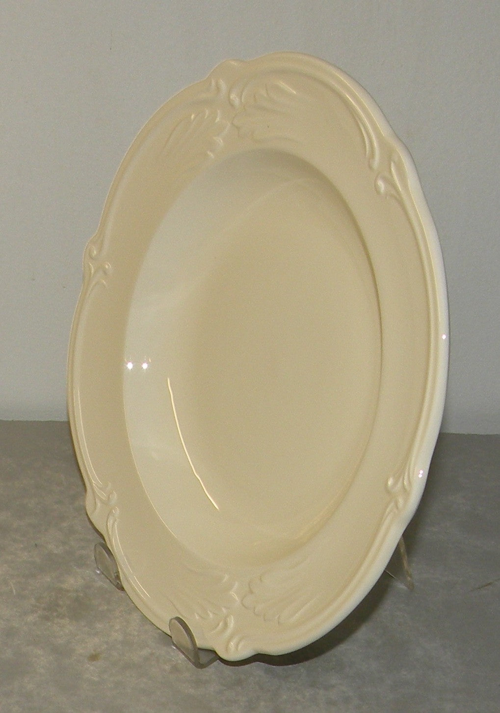 Rim Soup Plate,  Rocaille