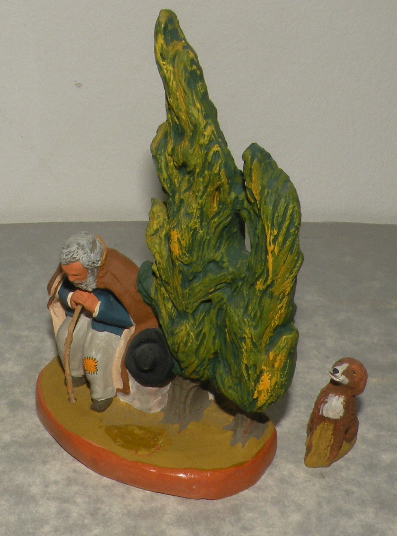 Cypress, Shepherd and Dog, ( 552 )  Fouque, 9 cm