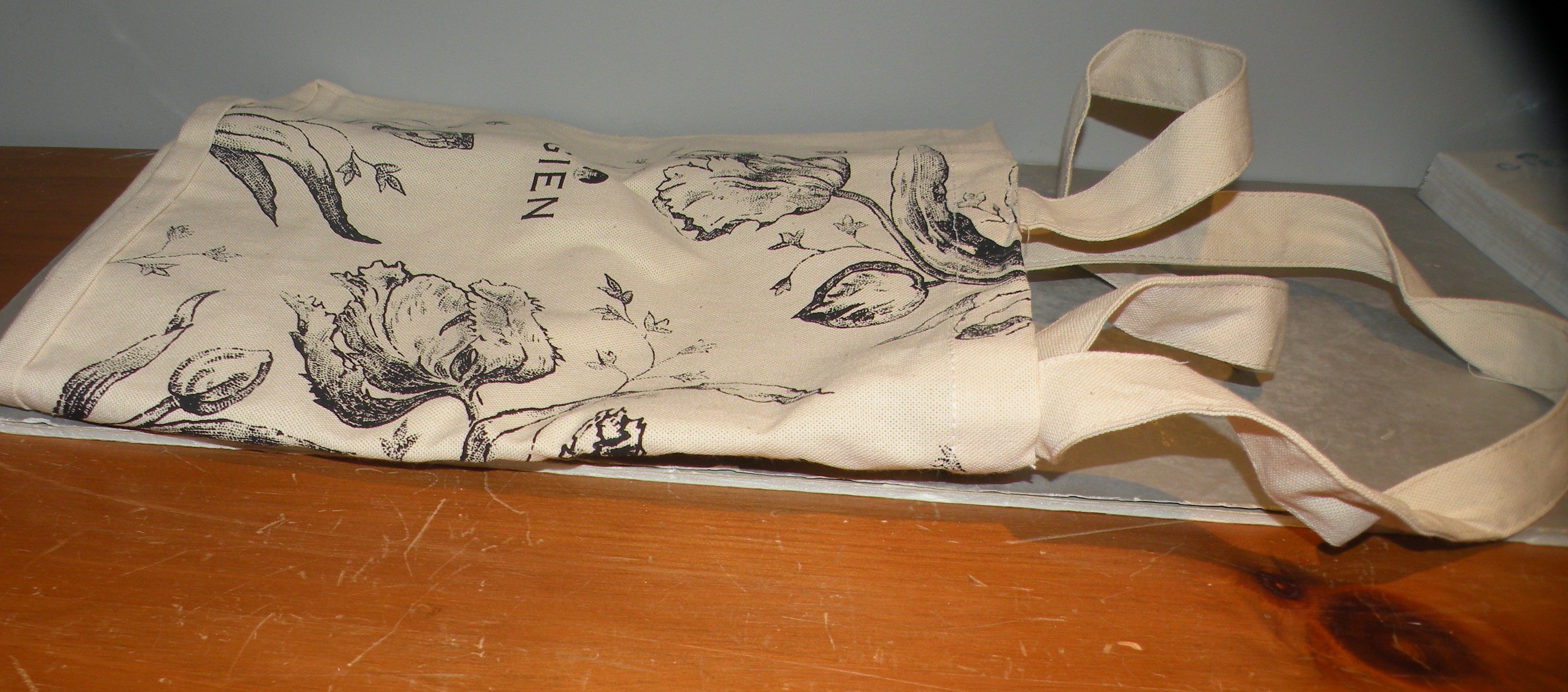 Tote Bag Tulipes Noires