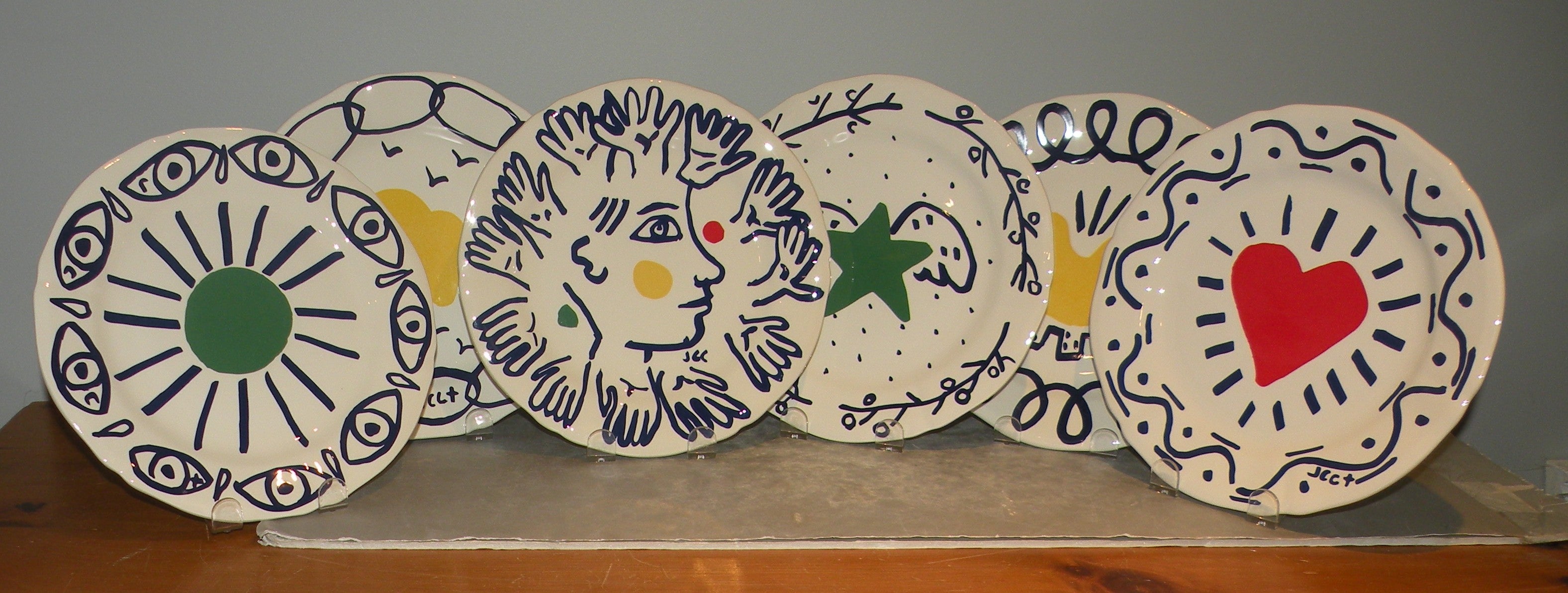 6 Dessert Plates Archipel Sentimental