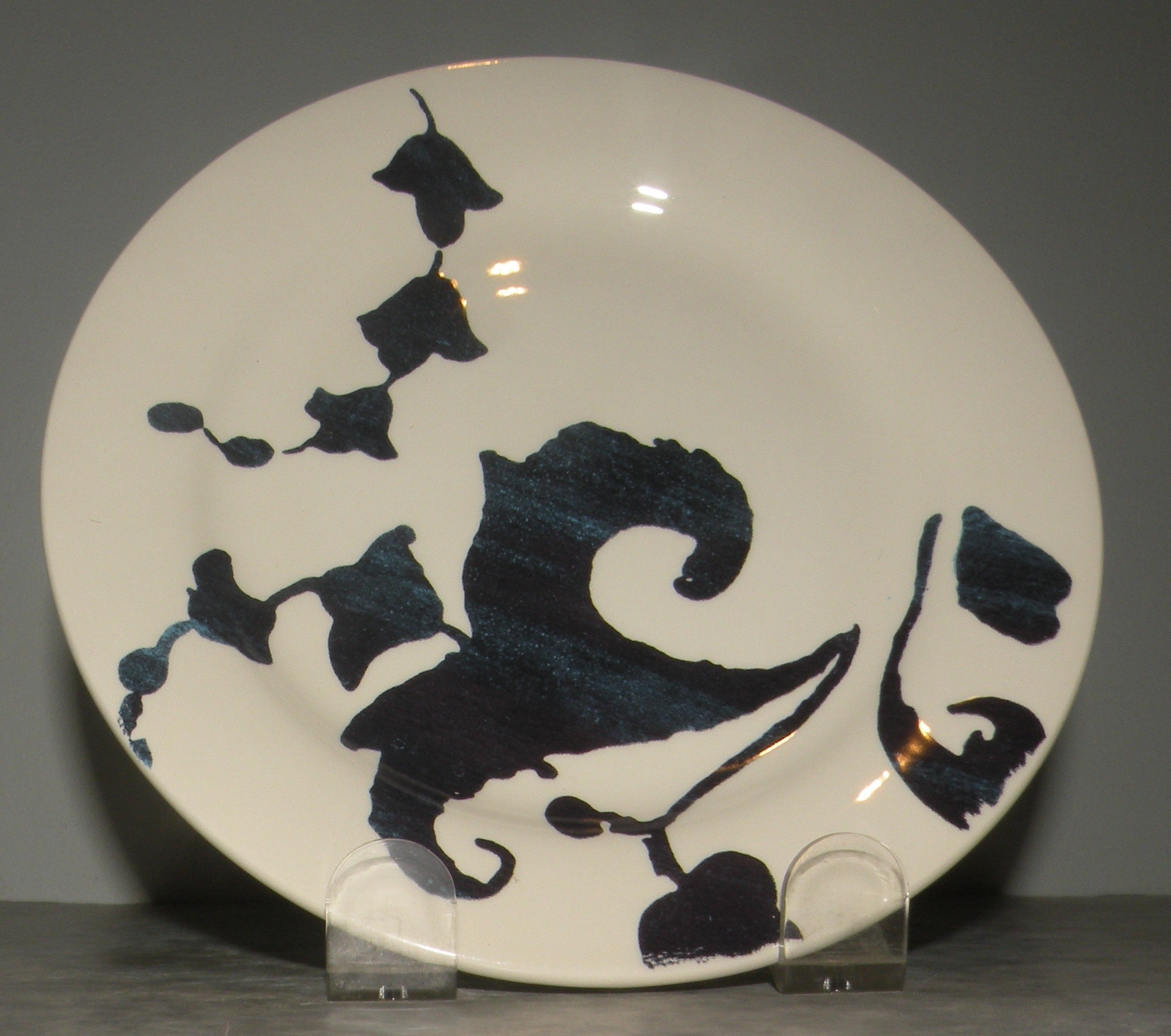 Bread & Butter Plate Blue Arabesque , Indigo