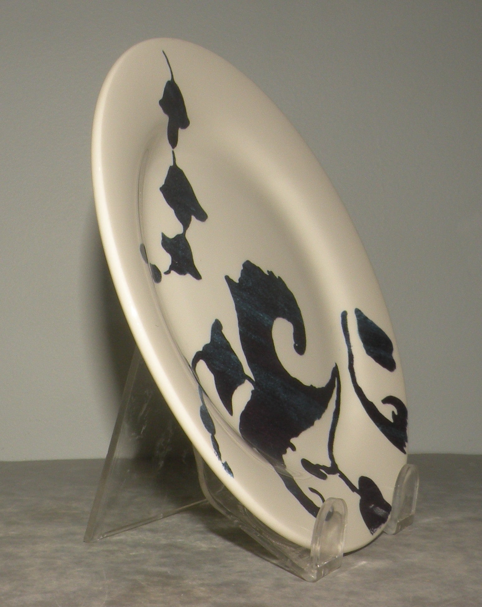 Bread & Butter Plate Blue Arabesque , Indigo