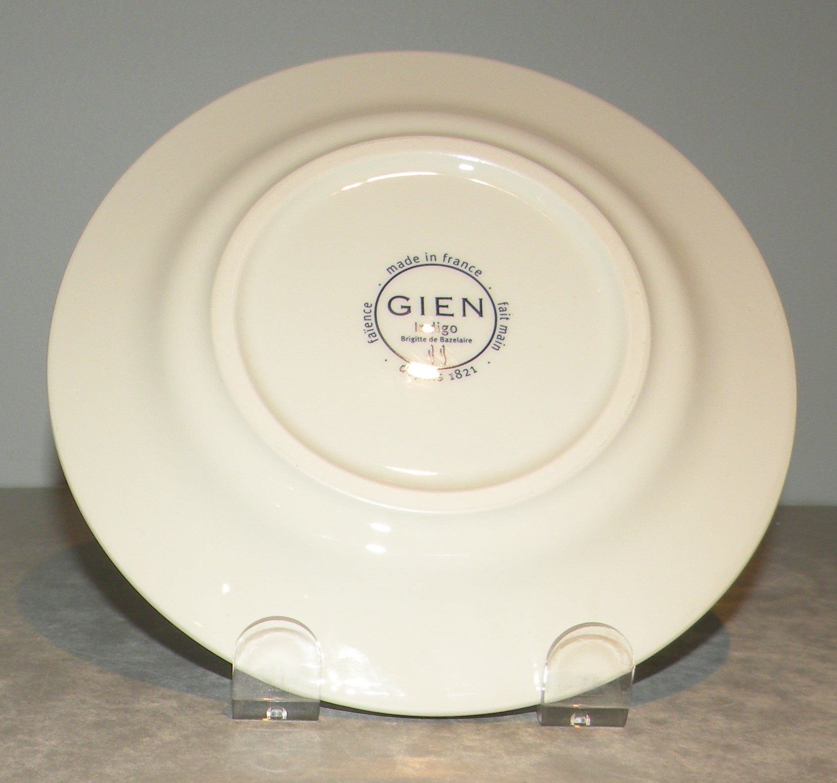 Bread & Butter Plate White Arabesque , Indigo