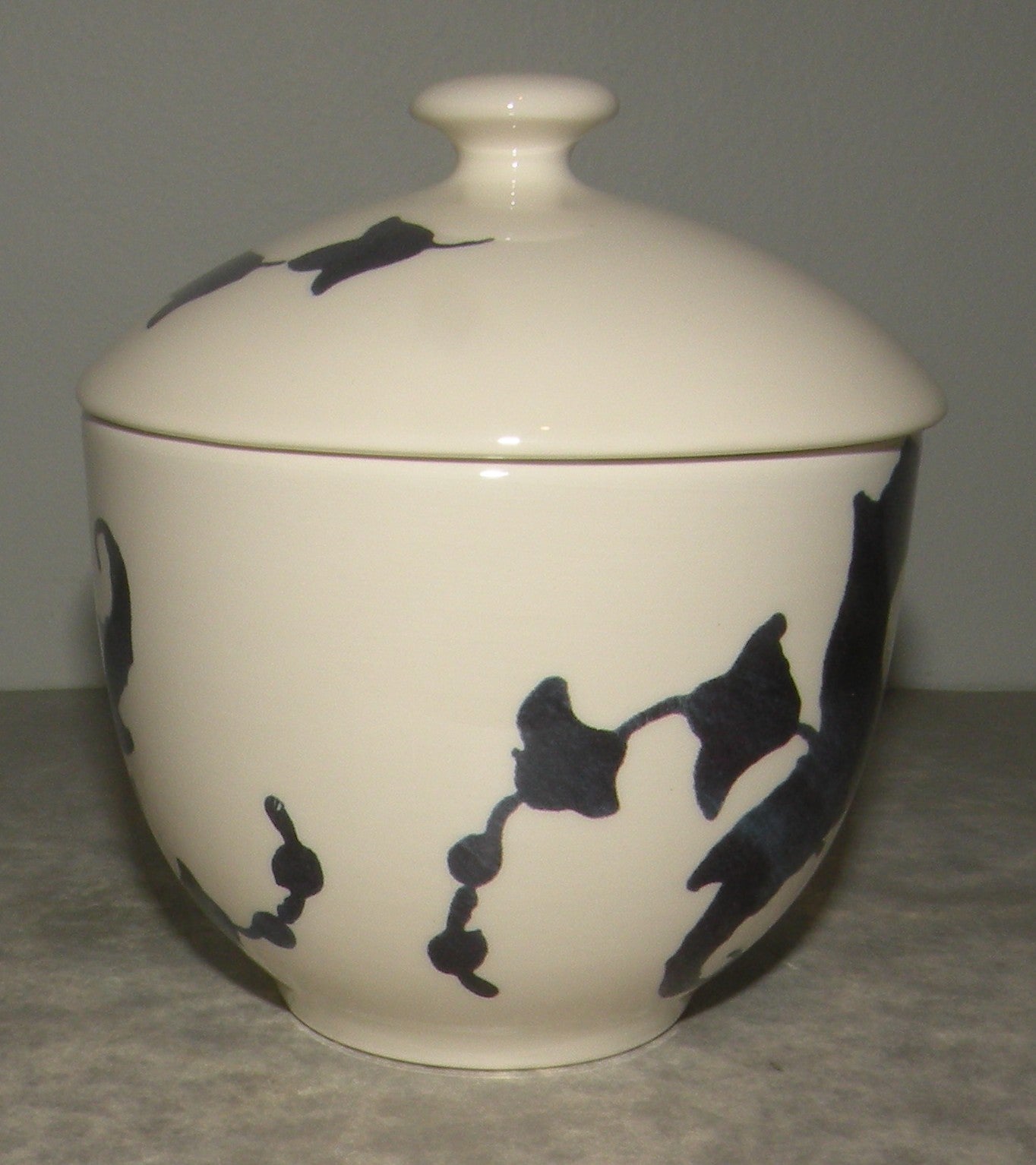 Covered Sugar Bowl  , Indigo