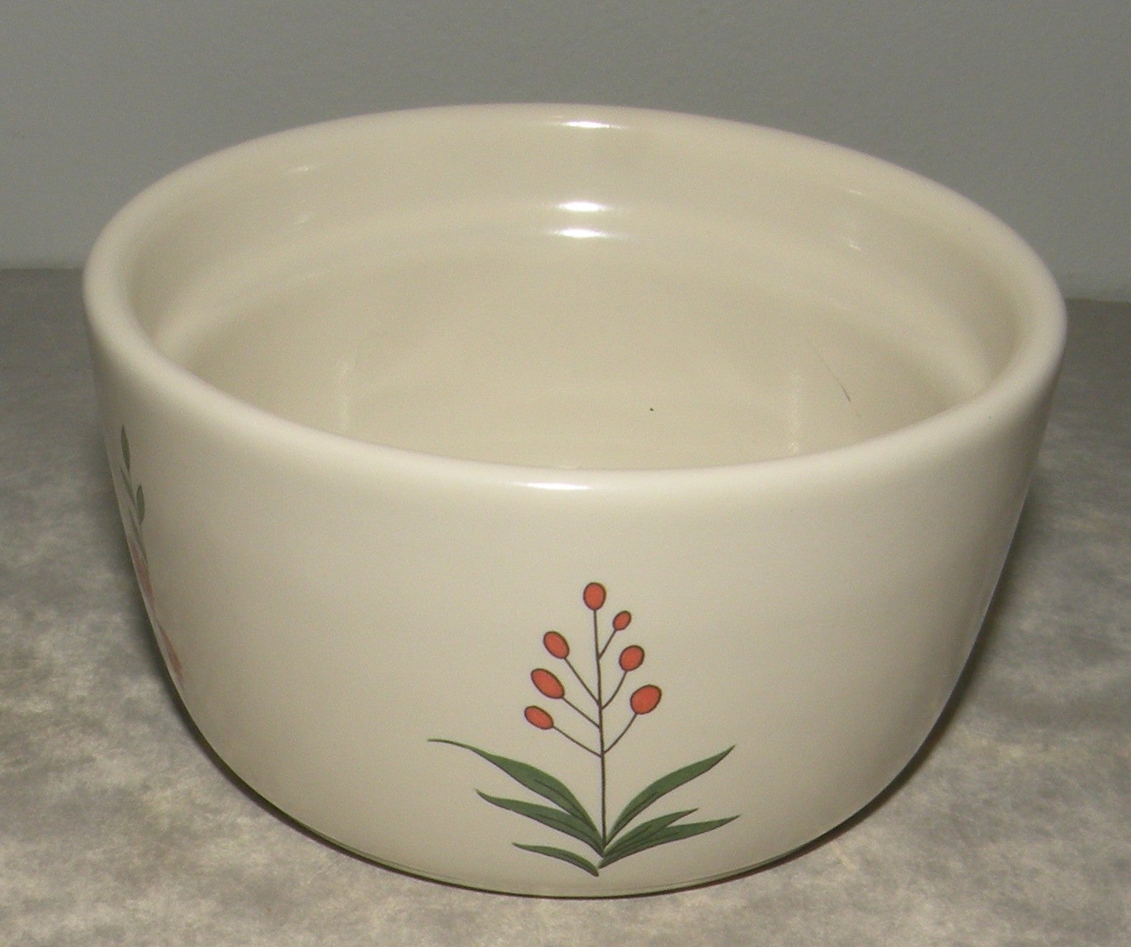 Ramekin Baking Dish, ( old Kind ) Oiseaux de Paradis