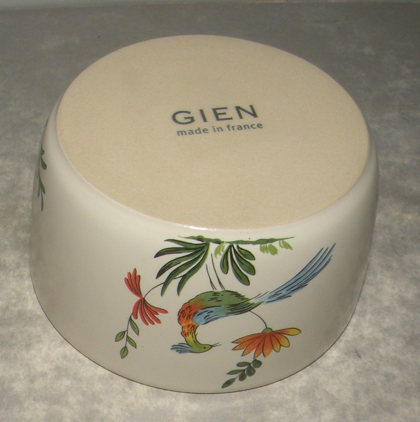 Ramekin Baking Dish, ( old Kind ) Oiseaux de Paradis