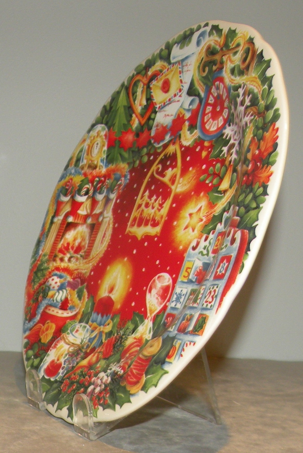 Dessert Plate Noel Red 2023