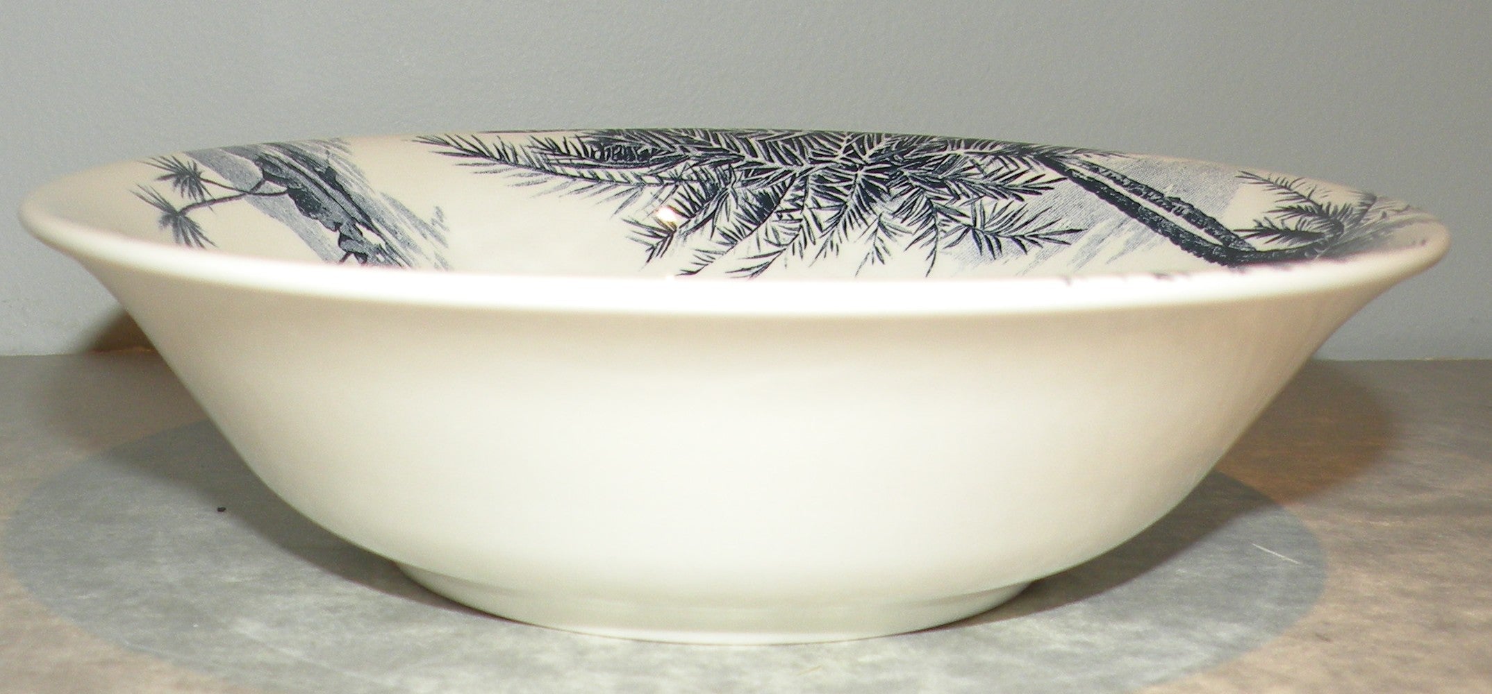 U.S. Cereal Bowl, Les Depareillees in Blue