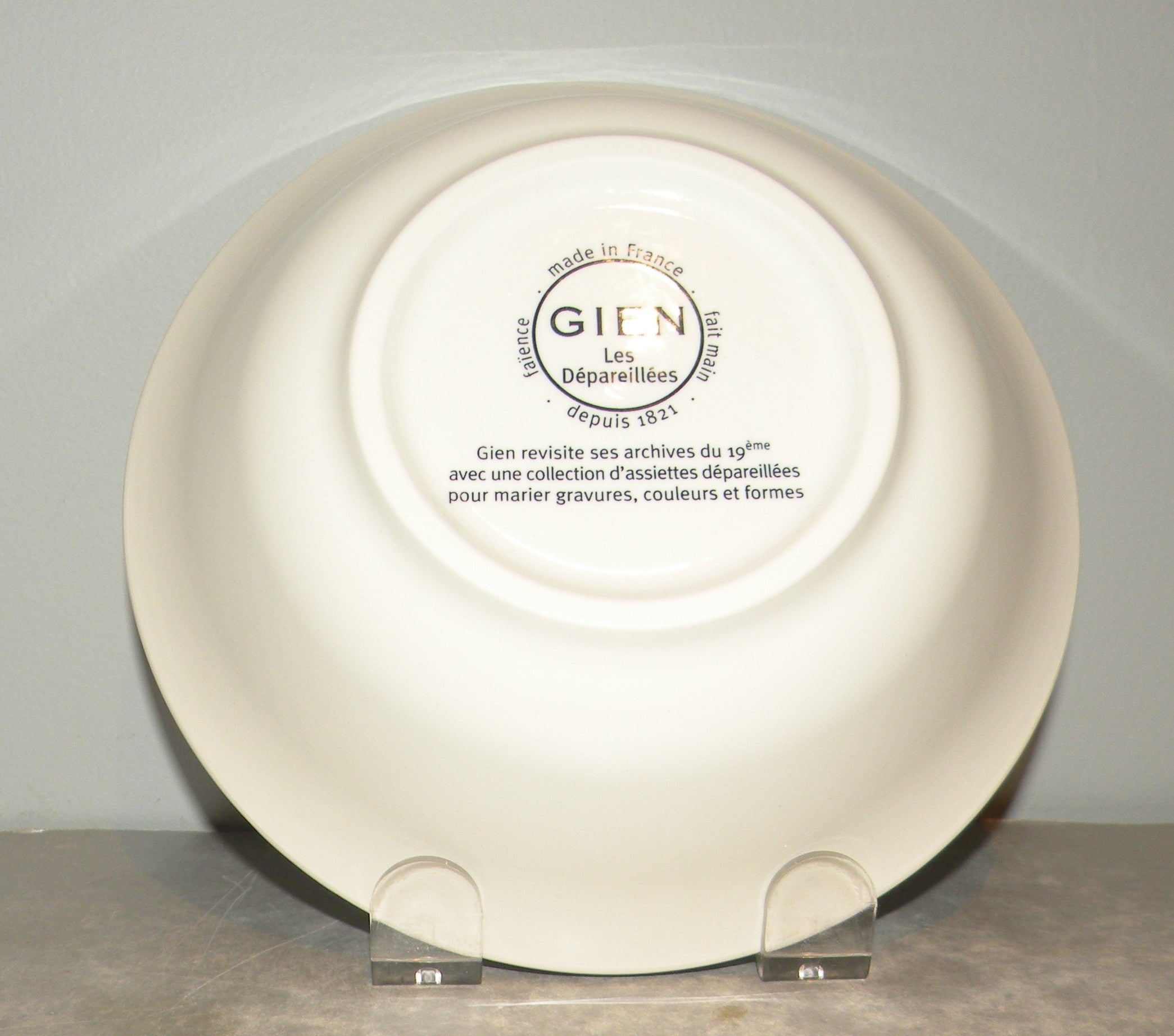 U.S. Cereal Bowl, Les Depareillees in Blue
