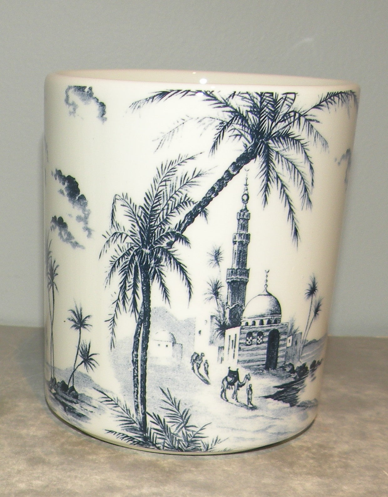 Large Coffee Mug, Les Depareillees in Blue
