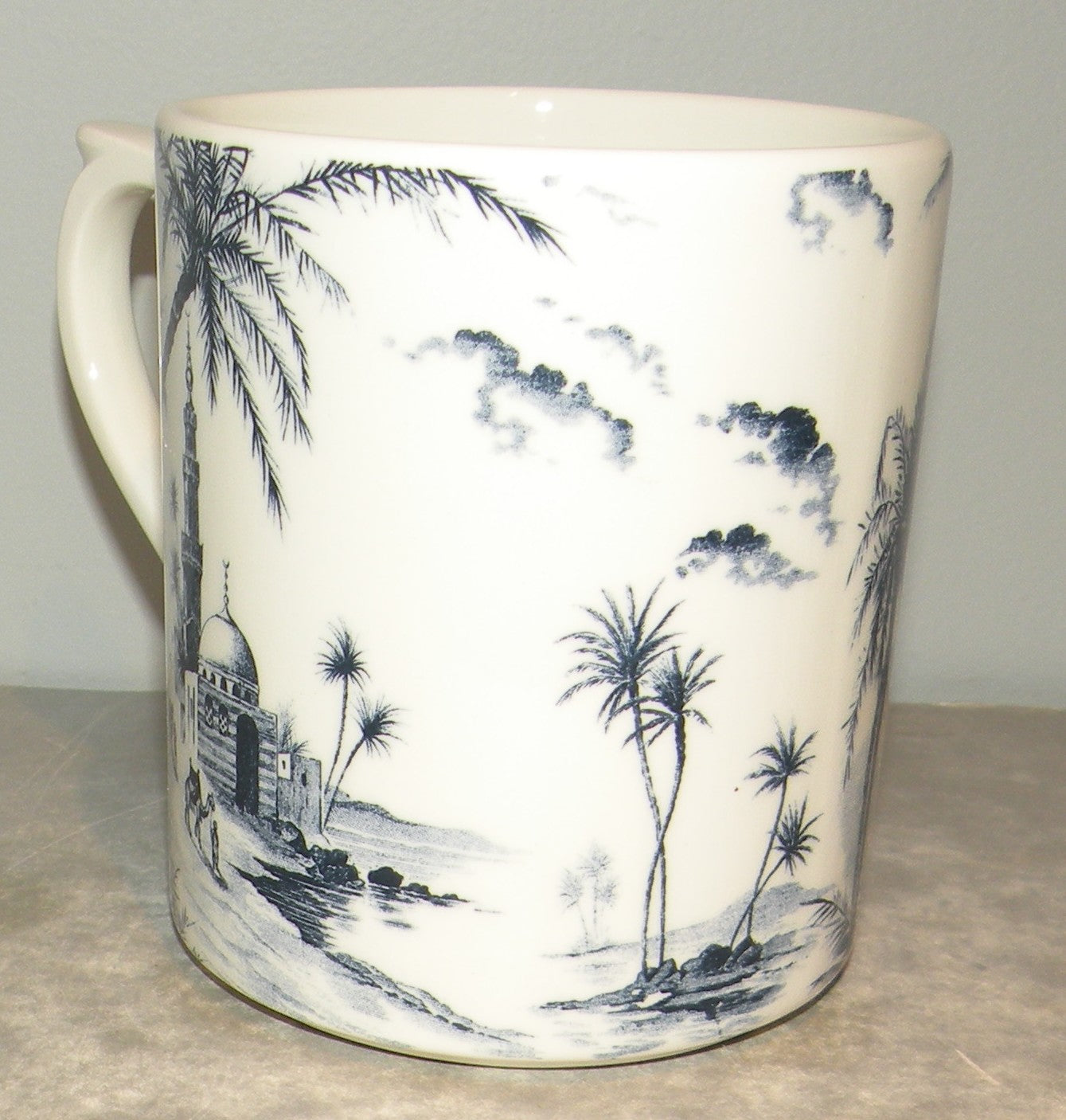 Large Coffee Mug, Les Depareillees in Blue