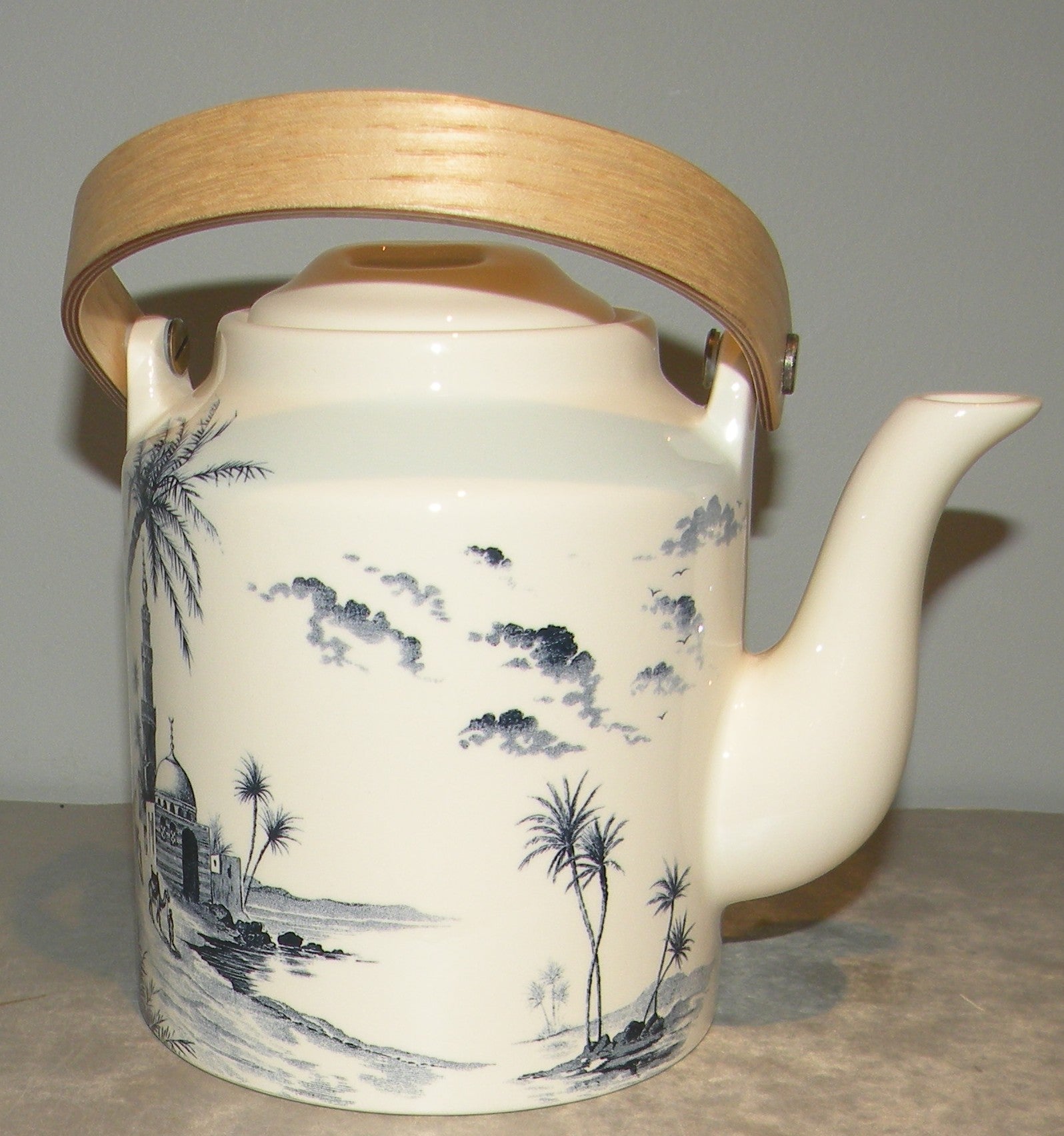 Japanese Teapot , Les Depareillees in Blue