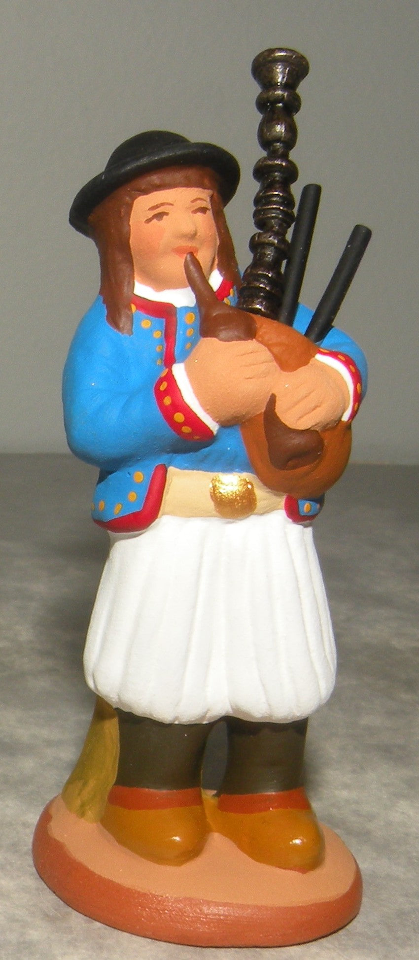 Breton on the Bagpipes, ( 583 ) Fouque, 6 cm