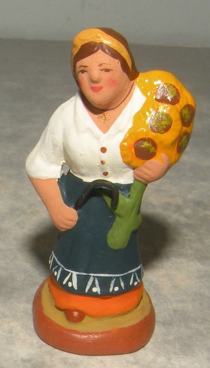Lady with the sunflower, ( 549 )  Fouque 4 cm