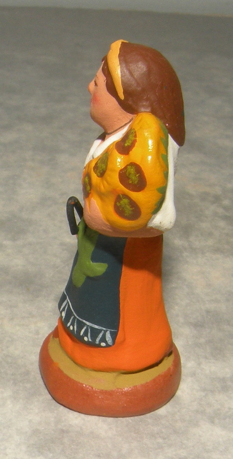 Lady with the sunflower, ( 549 )  Fouque 4 cm