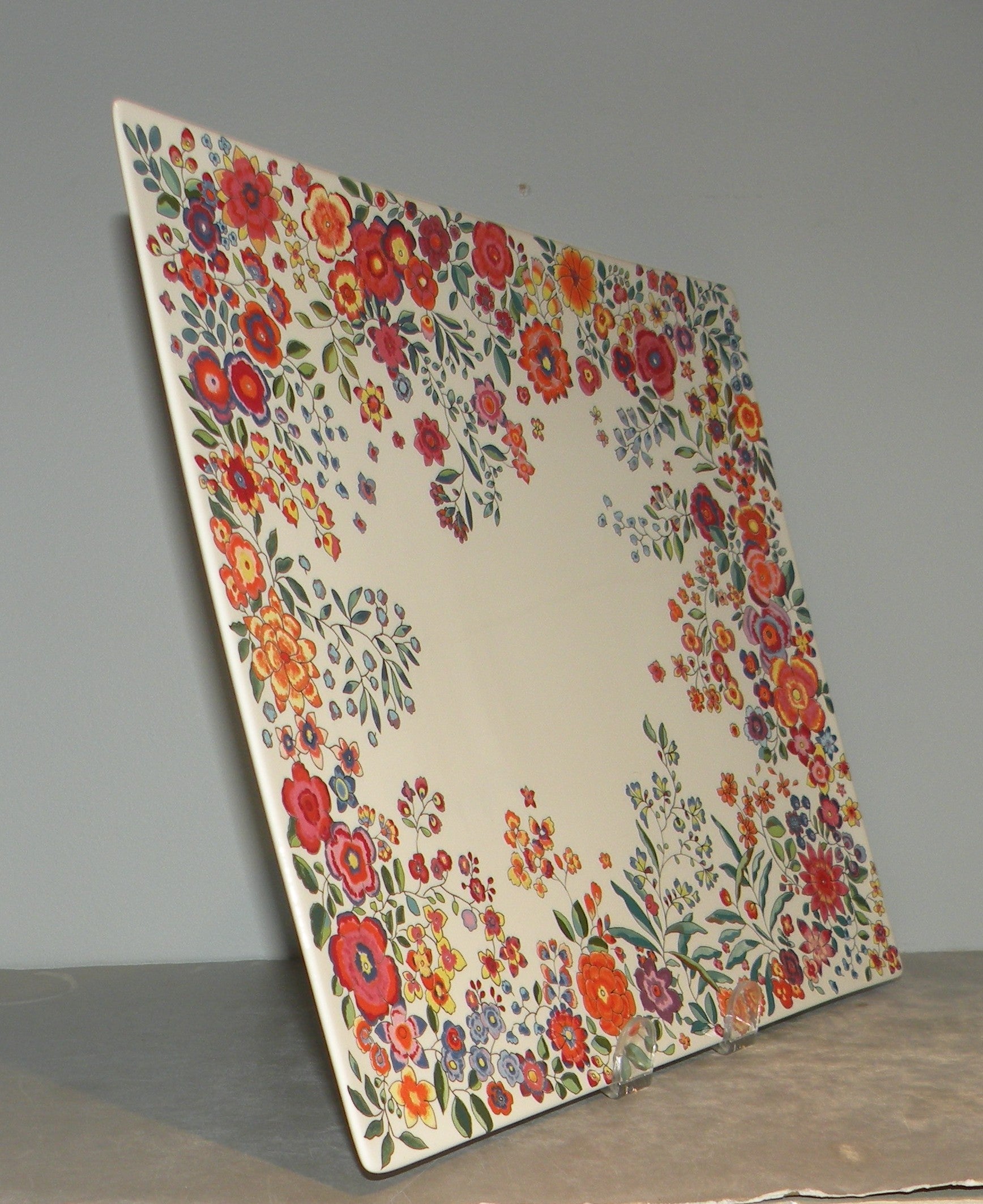 Rectangular platter Poesie