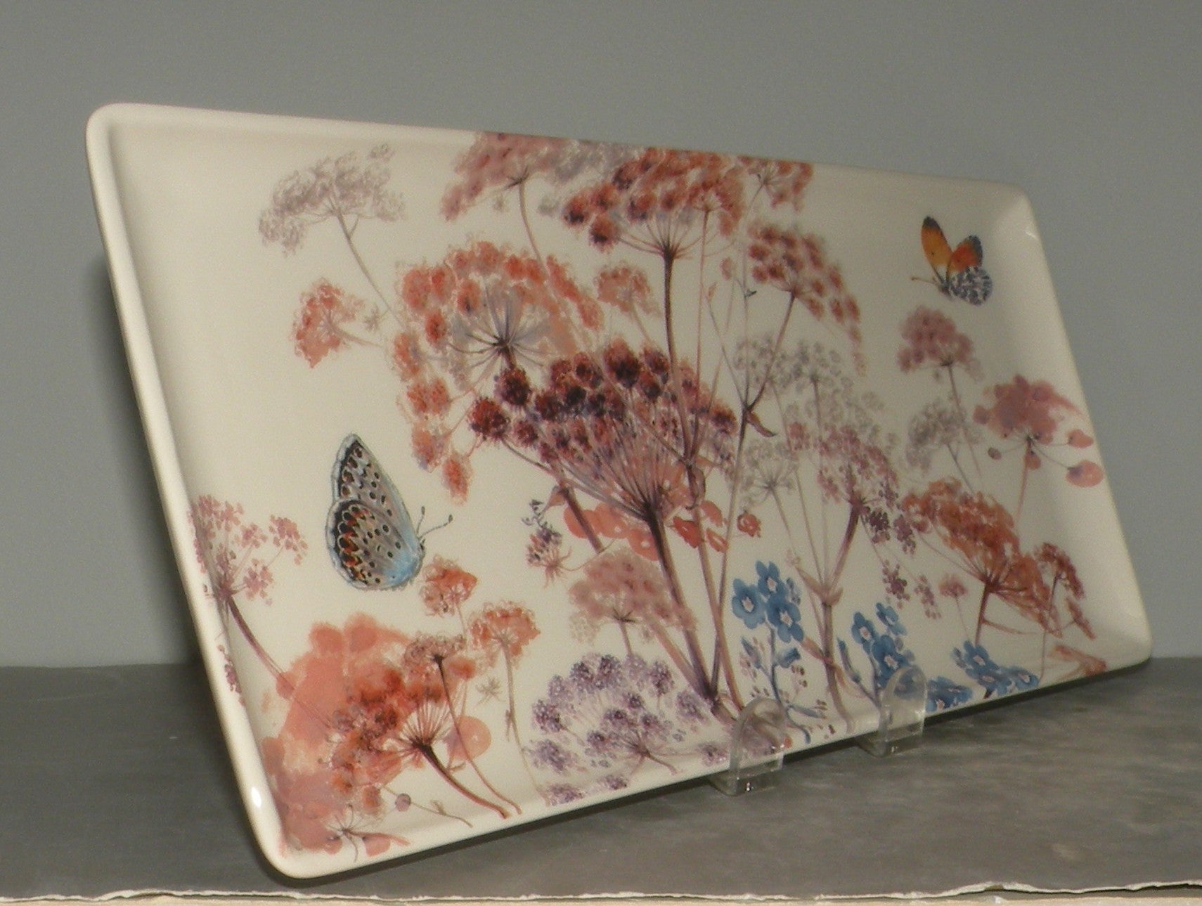 Oblong Serving Tray, Azur