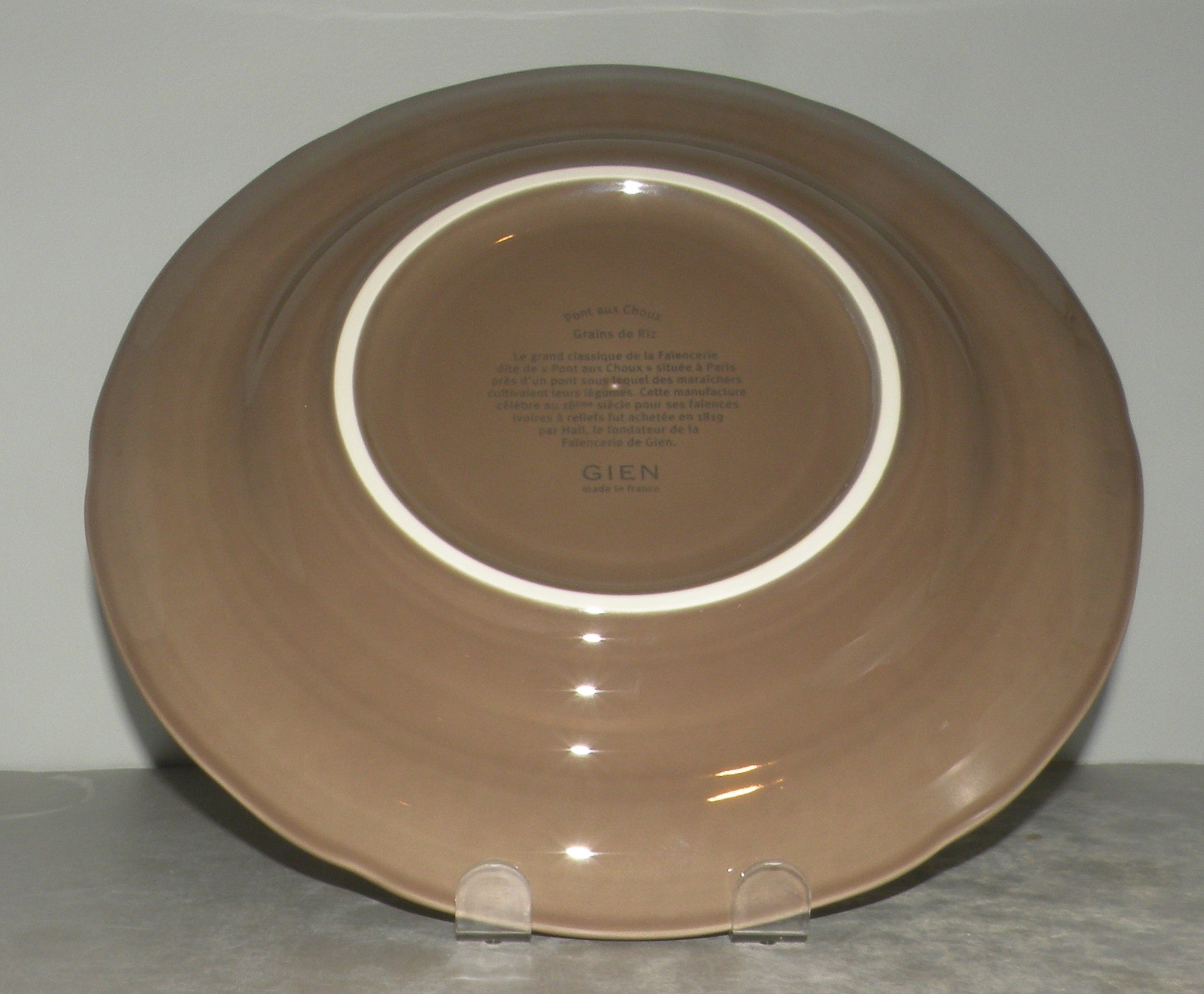 Dinner Plate, Pont Aux Choux Taupe