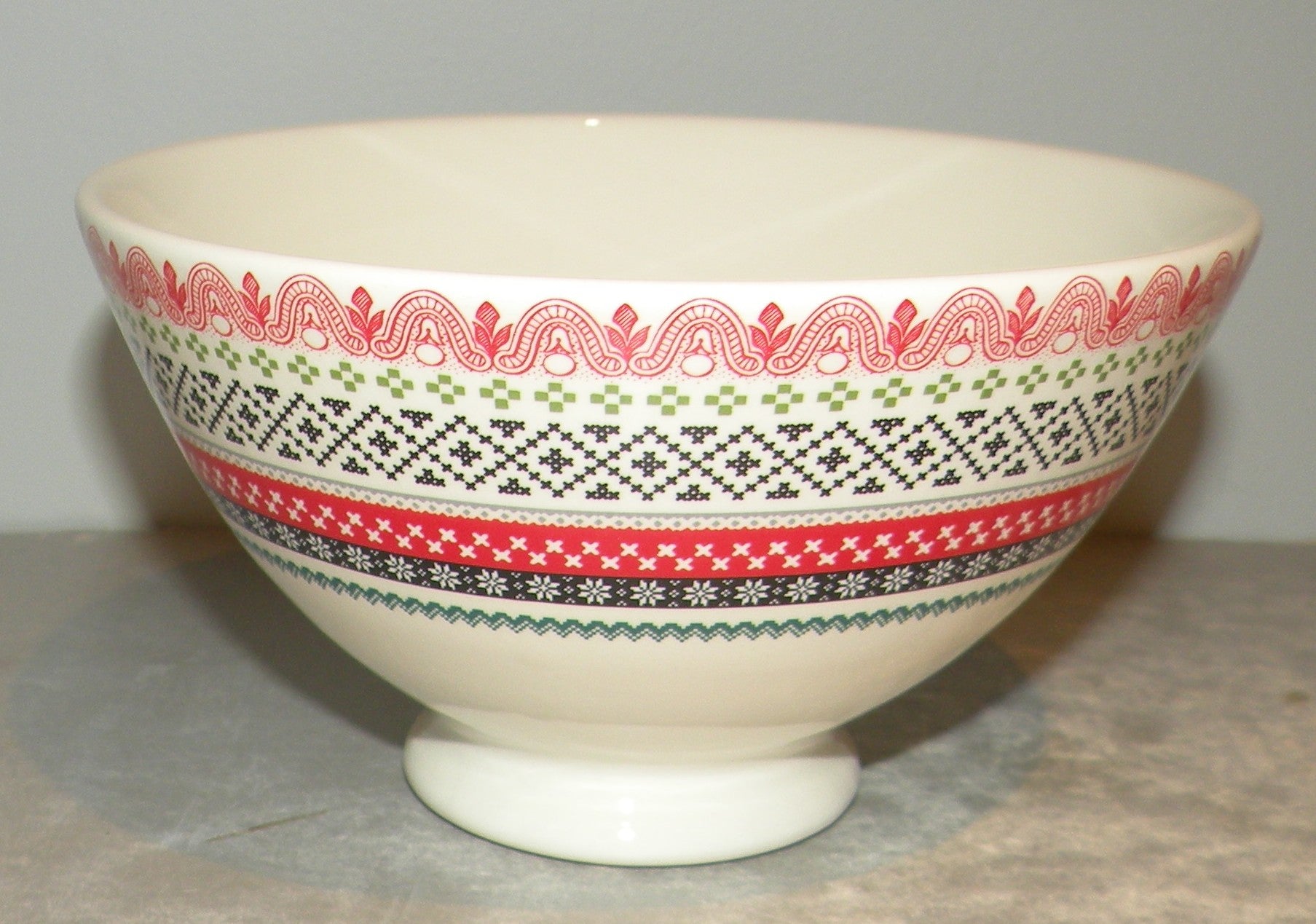 Large Coffee Bowl  Hiver Scandinave