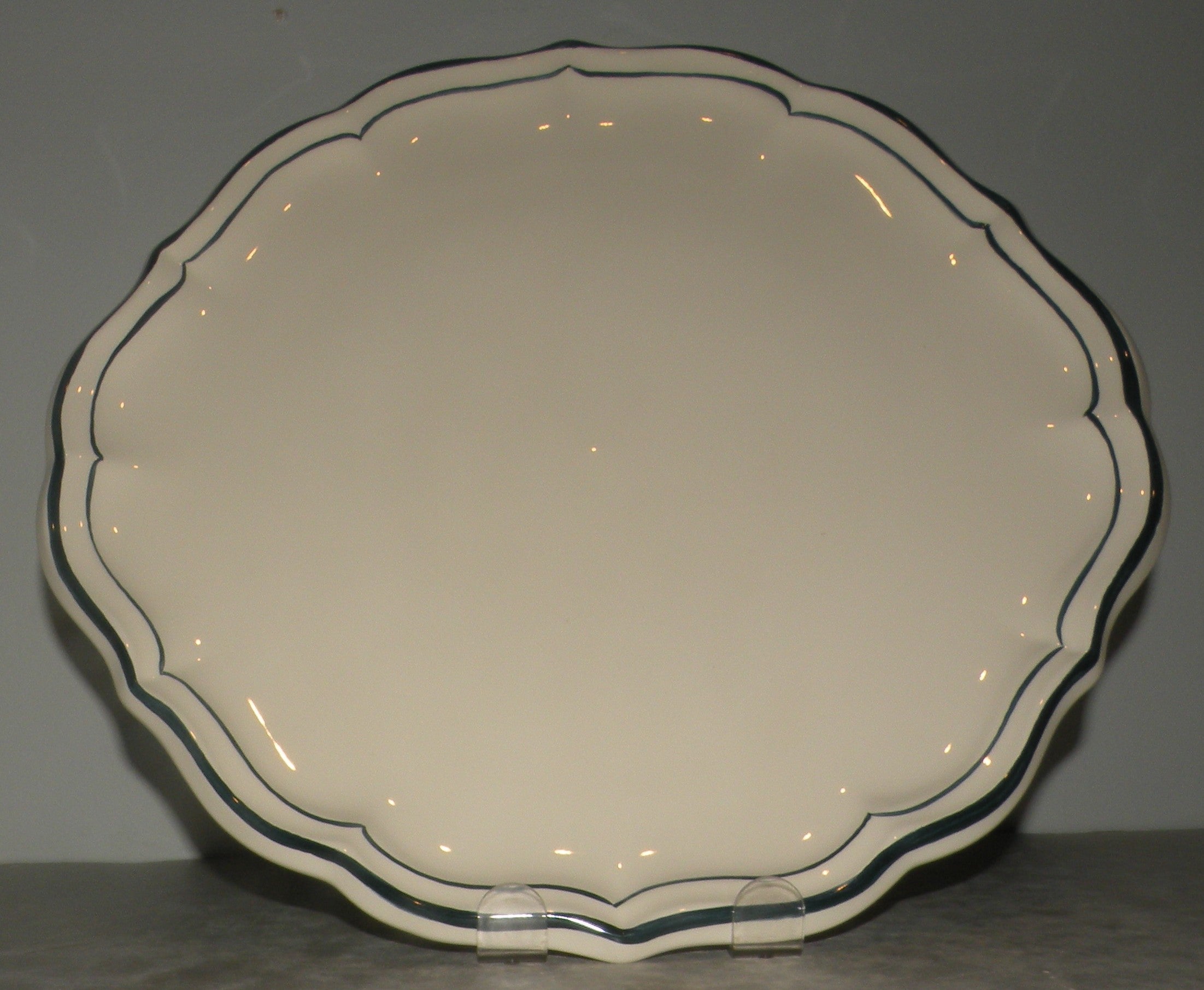 Eared Cake Platter, Filet Acapulco