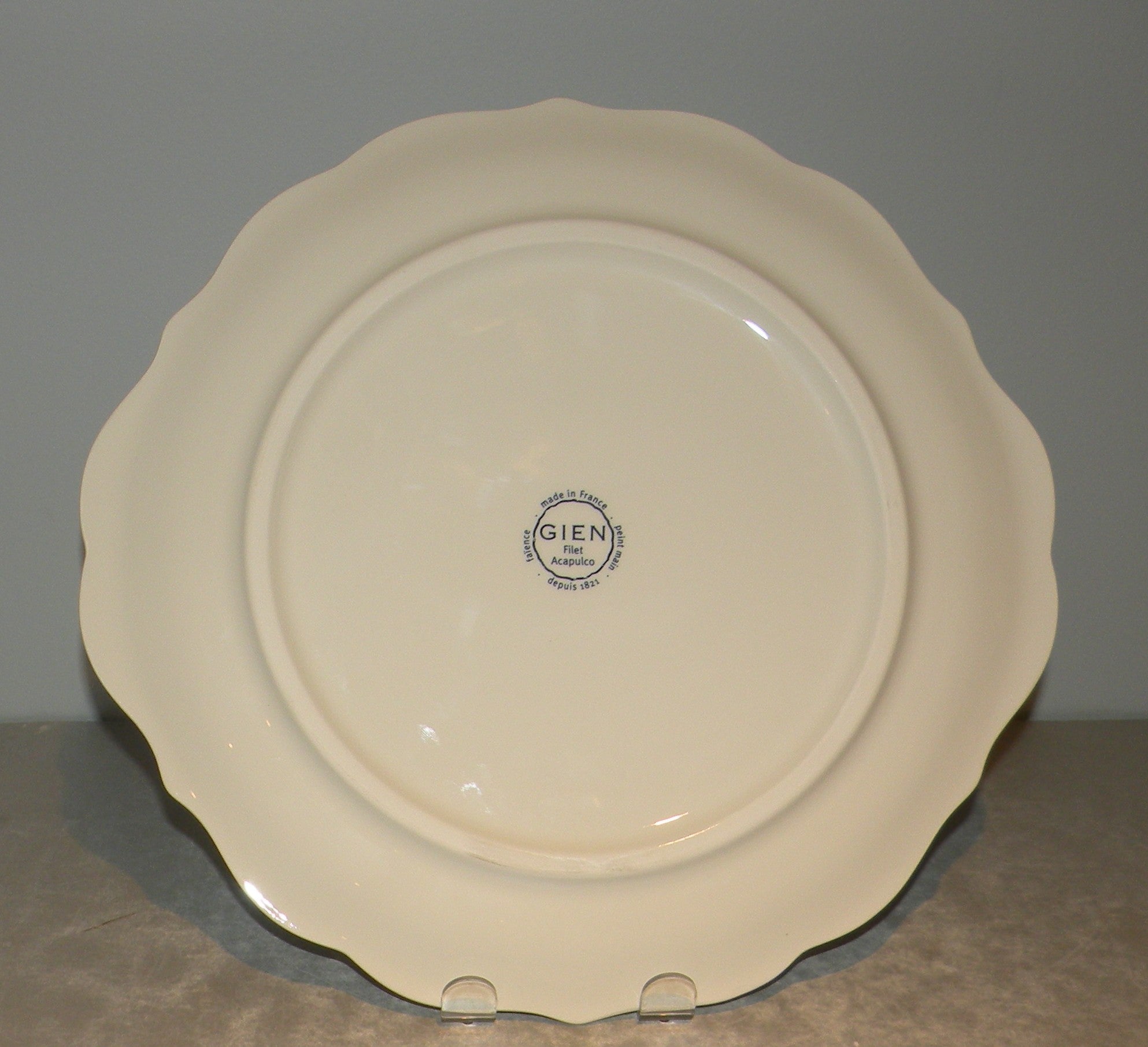 Eared Cake Platter, Filet Acapulco