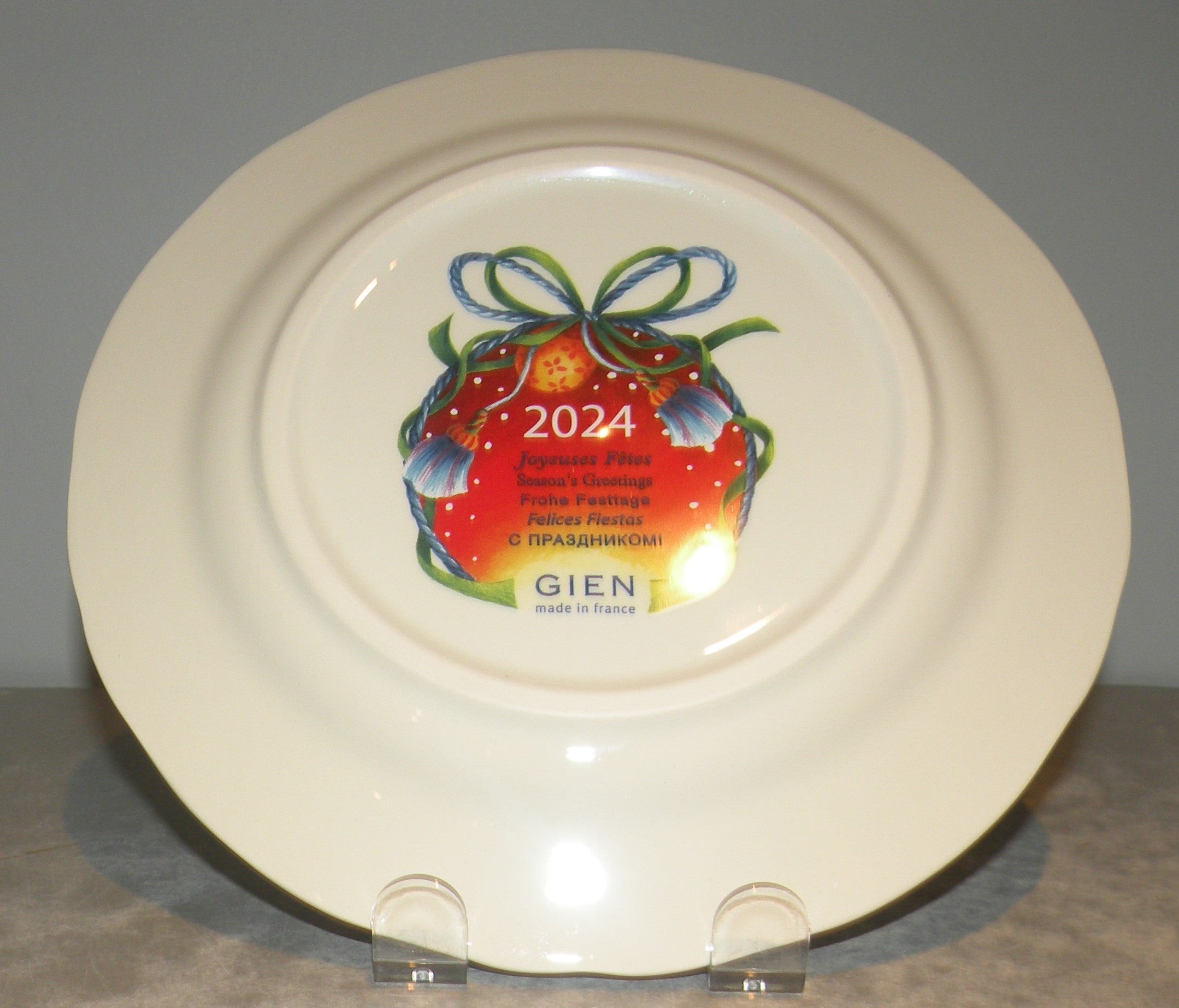 Dessert Plate Noel Red 2024