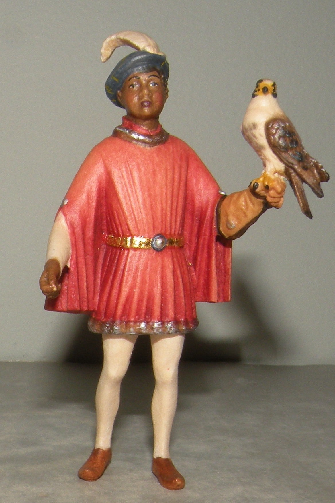 Page with falcon Venetian Nativity