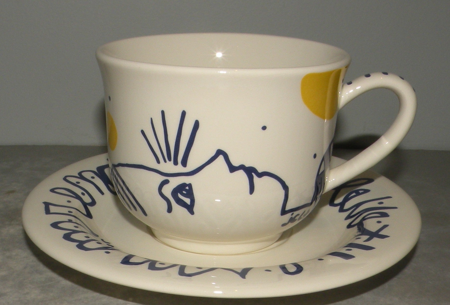 Breakfast Cup & Saucer Archipel Sentimental