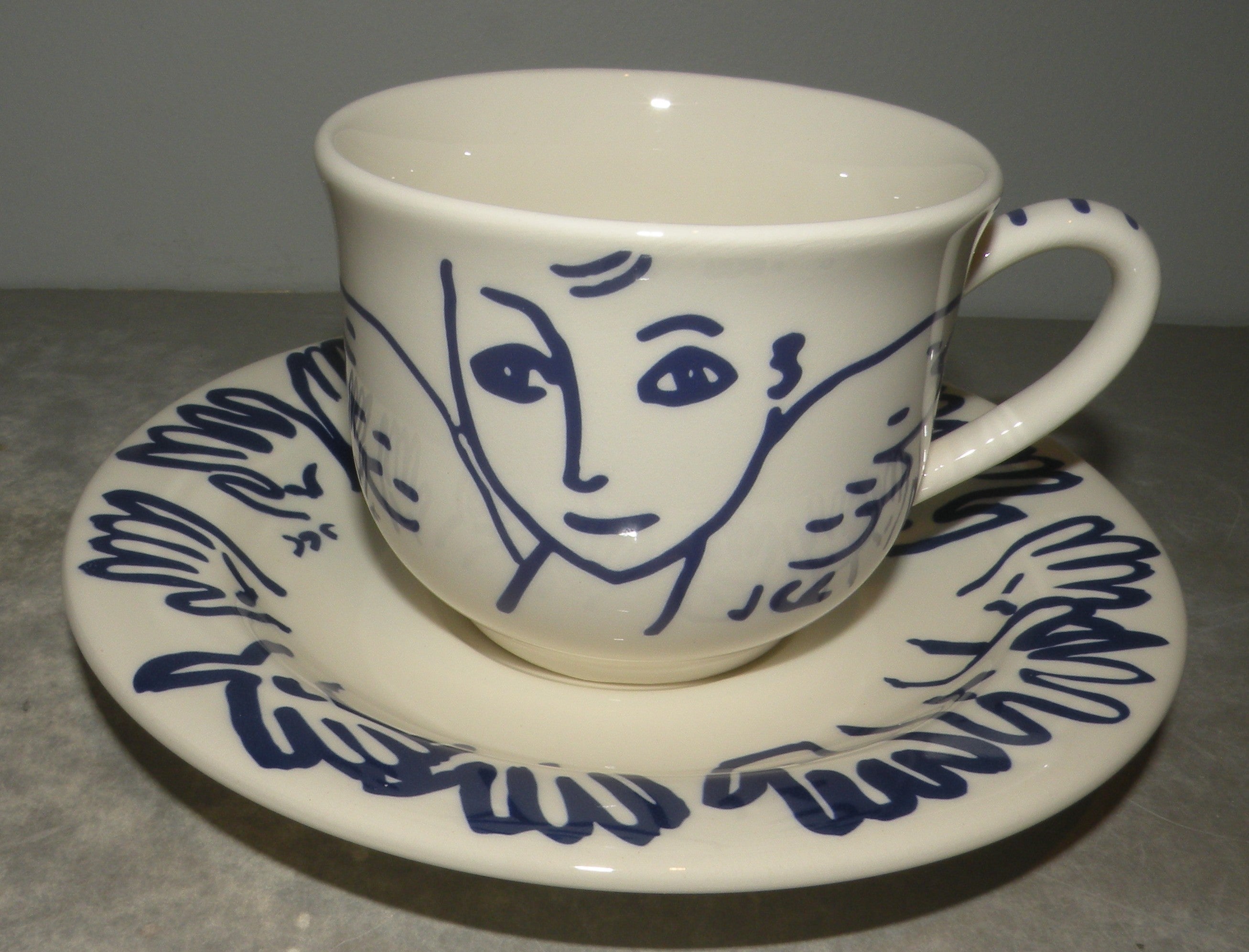 Tea Cup & Saucer Archipel Sentimental