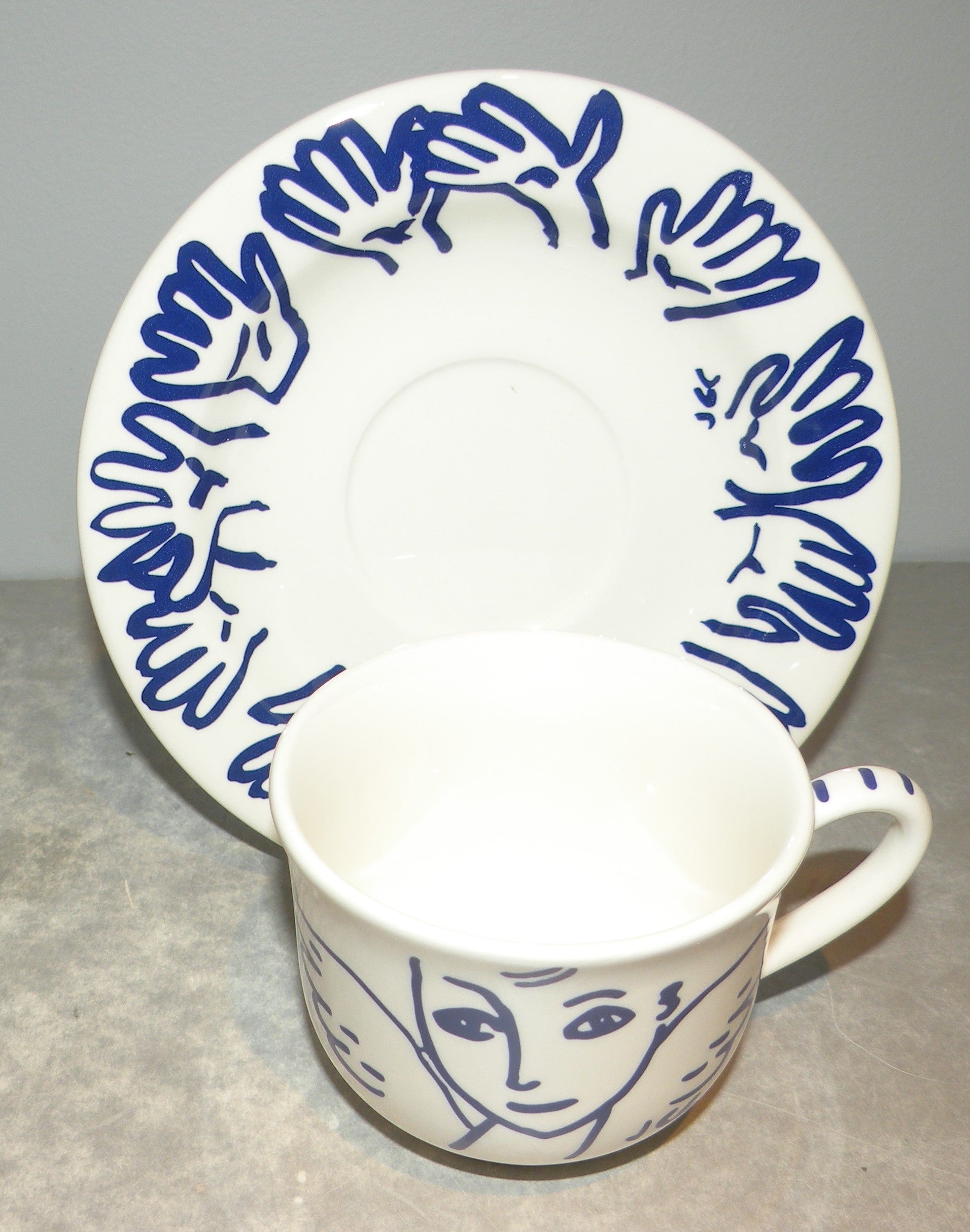 Tea Cup & Saucer Archipel Sentimental
