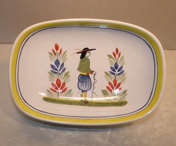 Pickle dish with a Man , Henriot