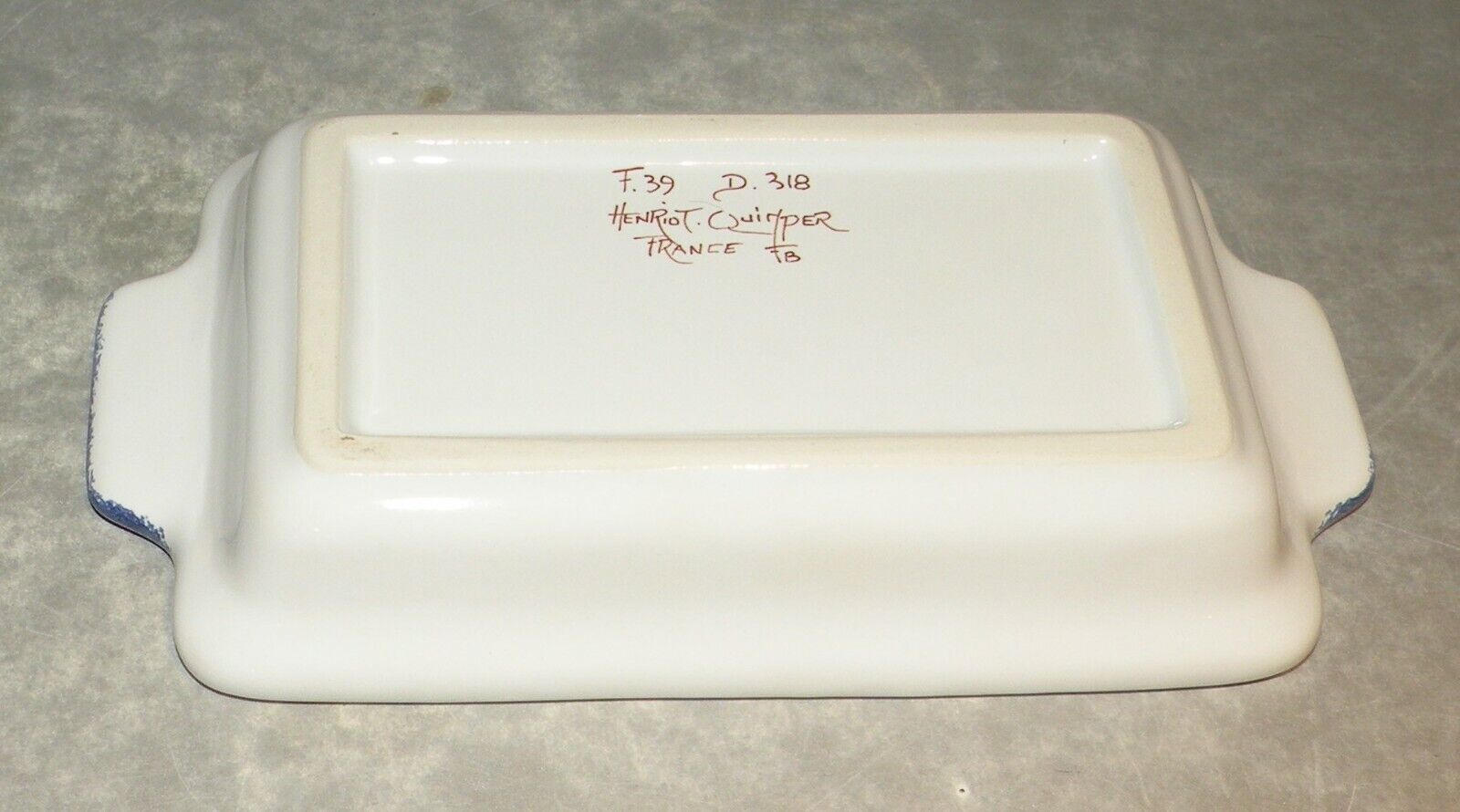 Butter dish with a Man , Henriot