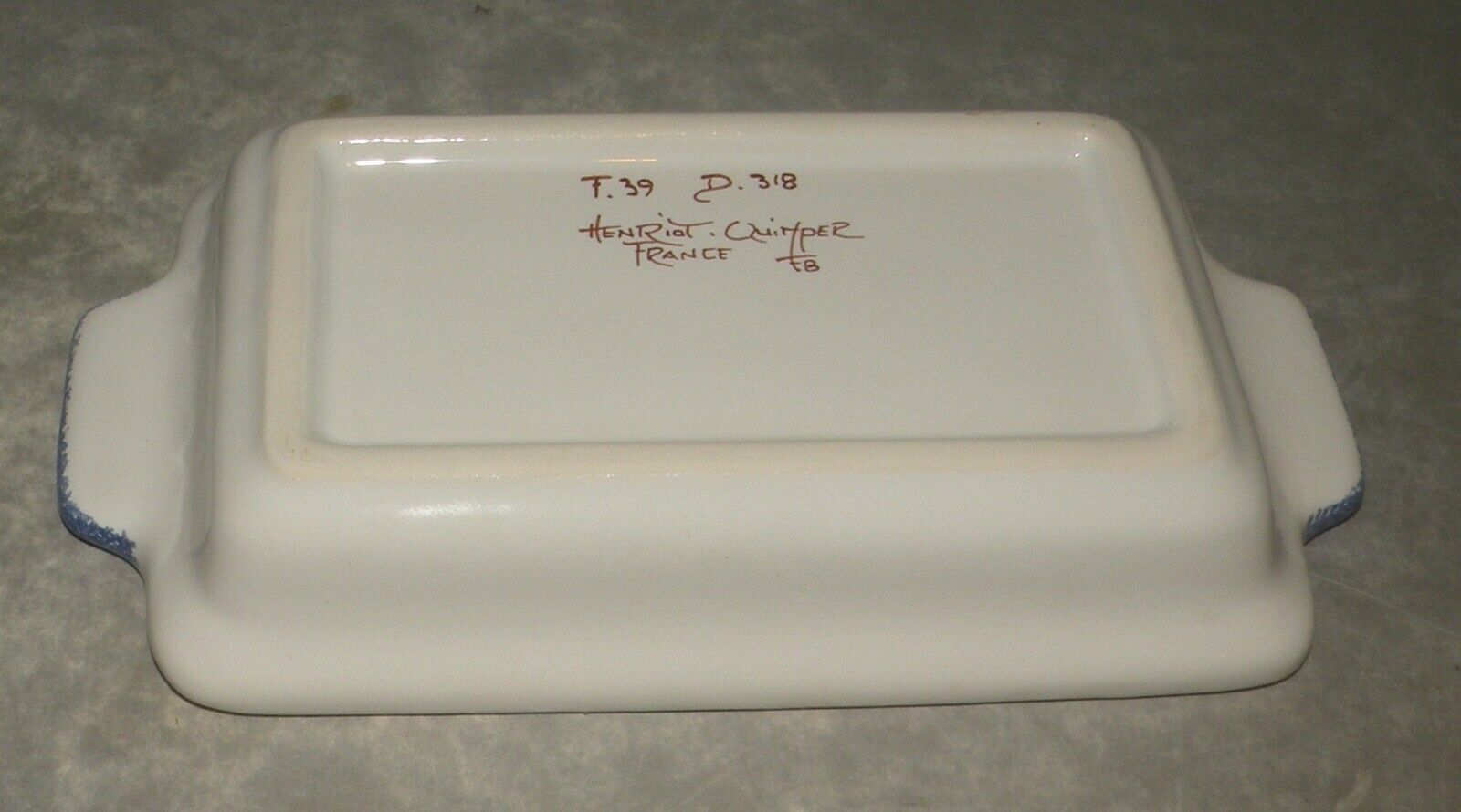 Butter dish with a Woman , Henriot