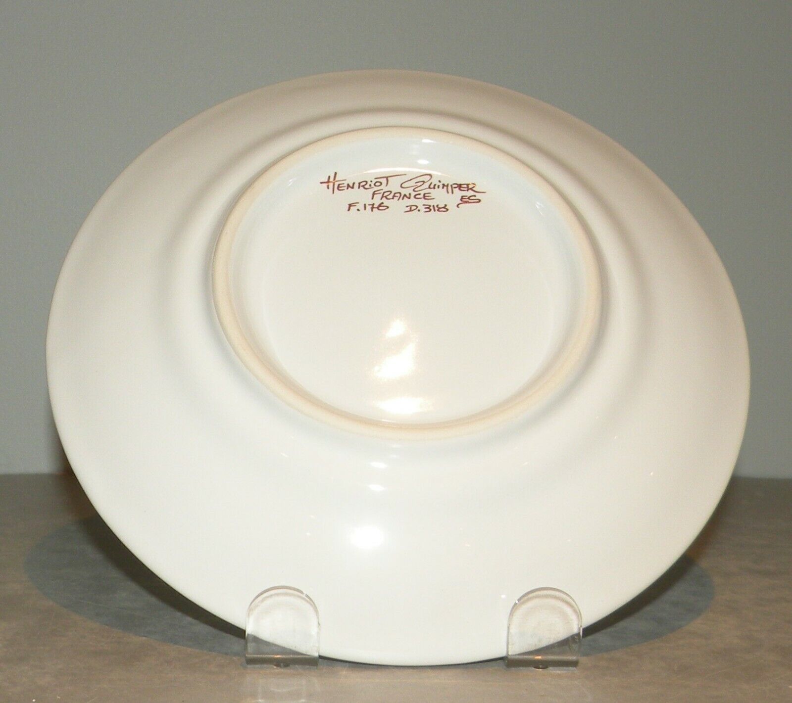 Bread & butter Plate with a Man , Henriot