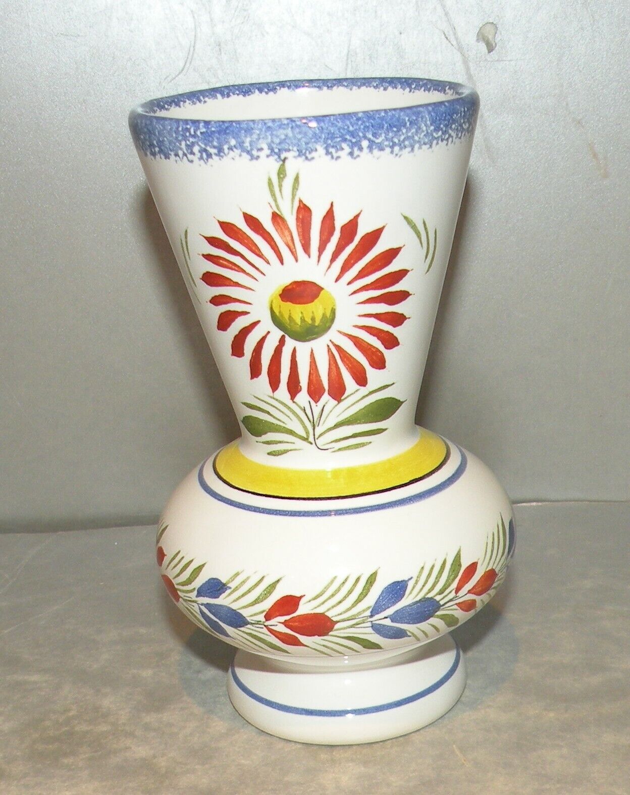 Small vase with a Man , Henriot