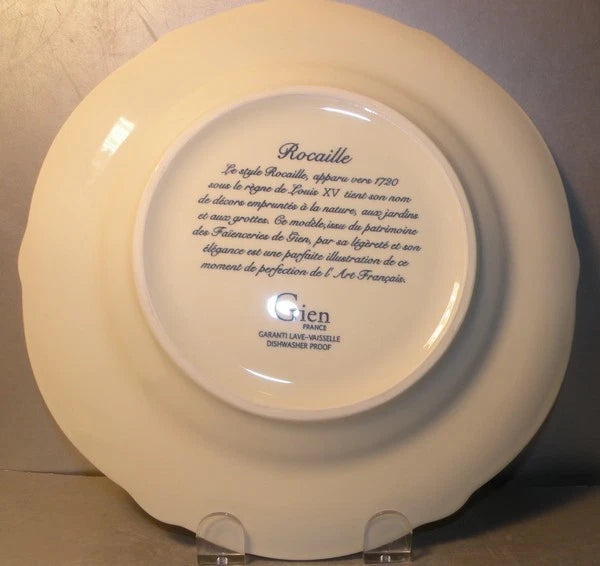 Dessert Plate, Rocaille